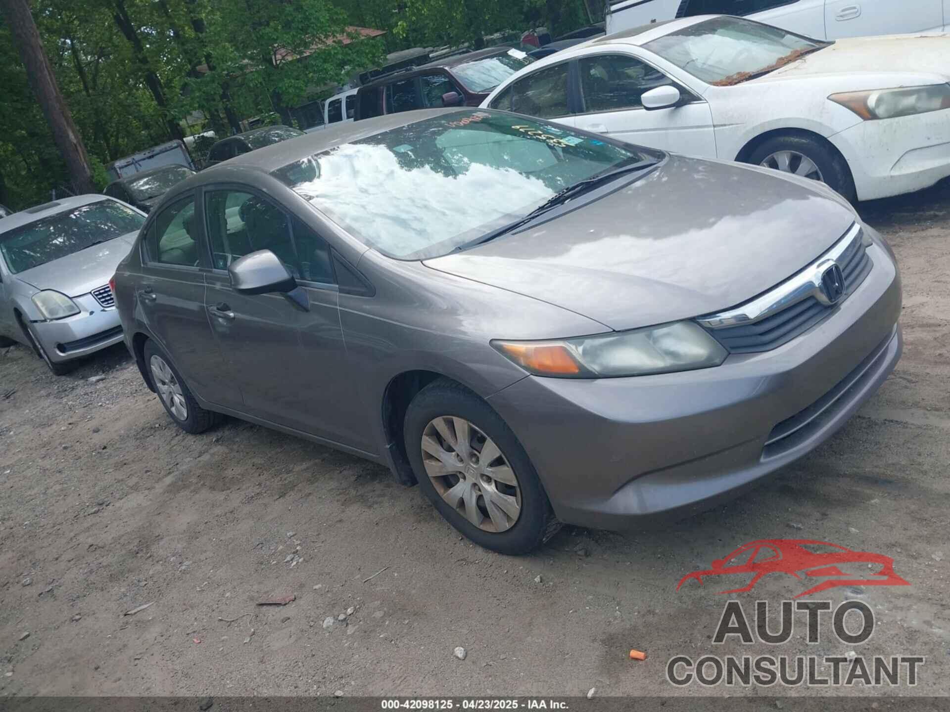 HONDA CIVIC 2012 - 2HGFB2F57CH535279