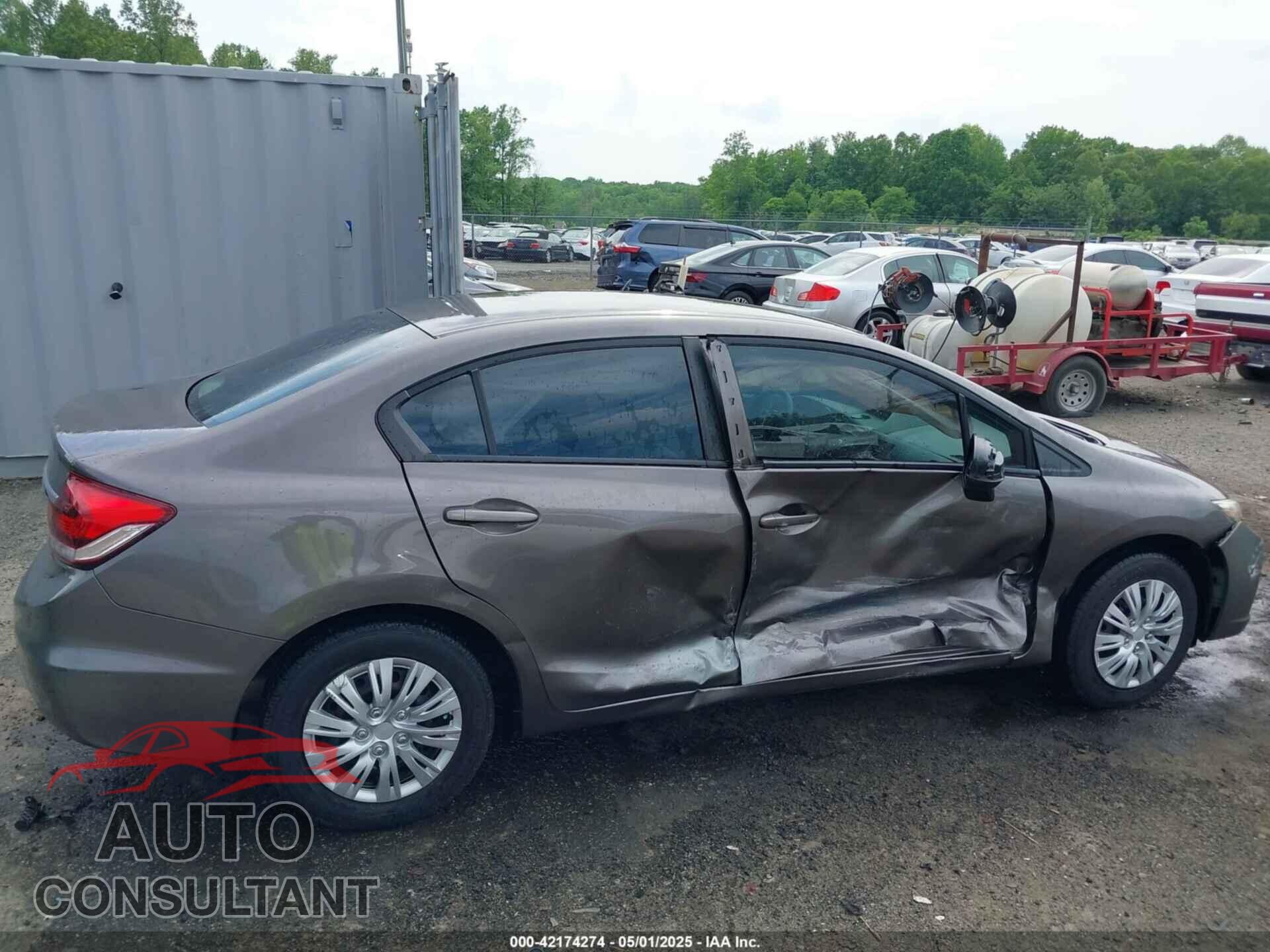 HONDA CIVIC 2013 - 19XFB2F52DE232938