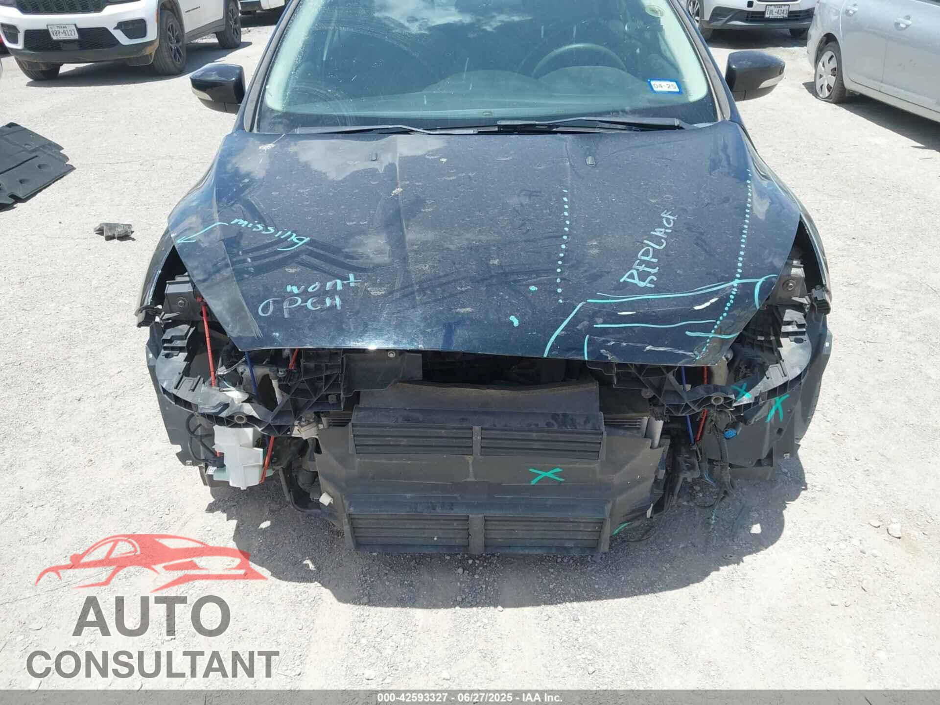 FORD FOCUS 2016 - 1FADP3F24GL276316