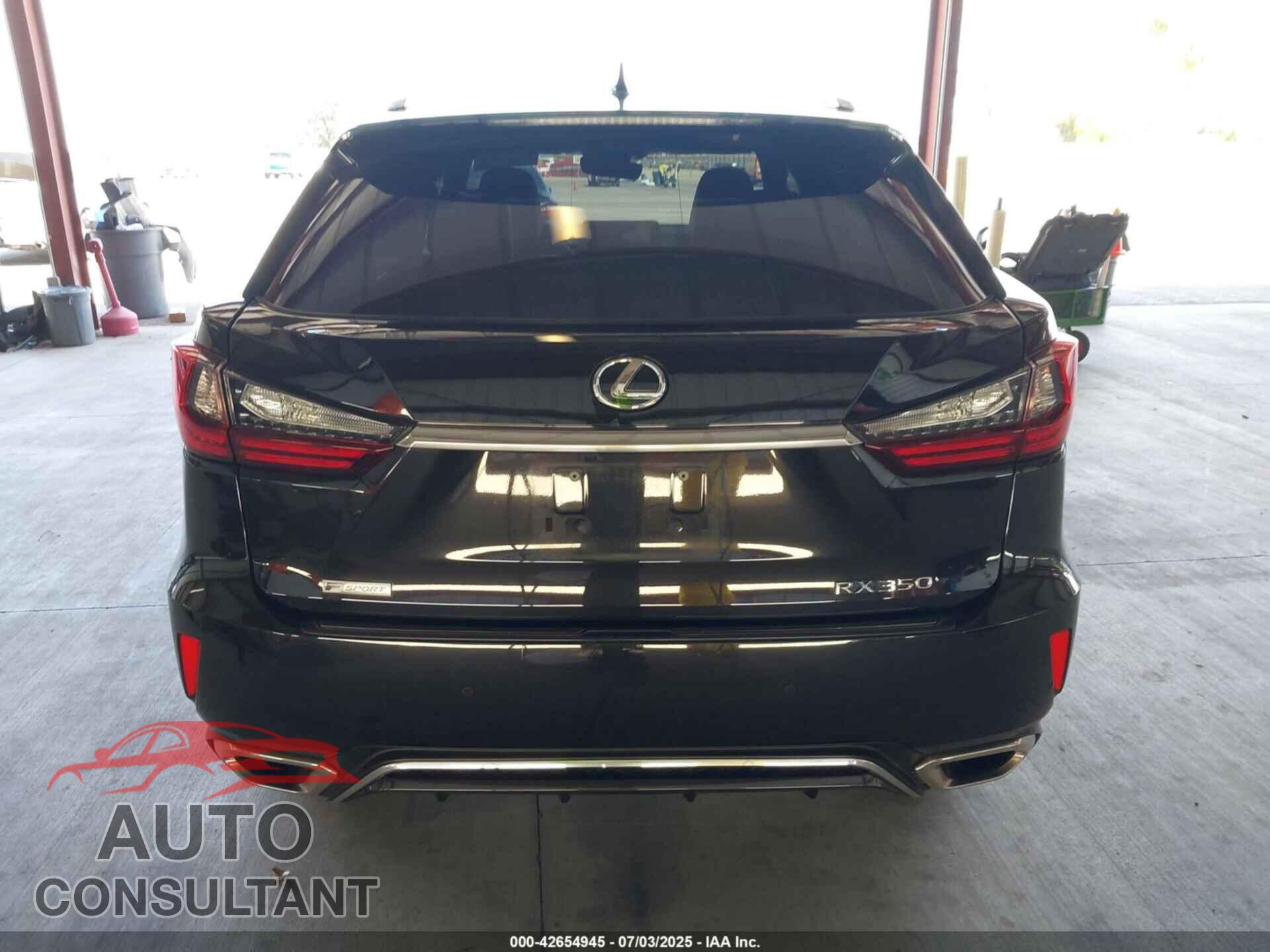 LEXUS RX 350 2017 - 2T2BZMCA4HC081771