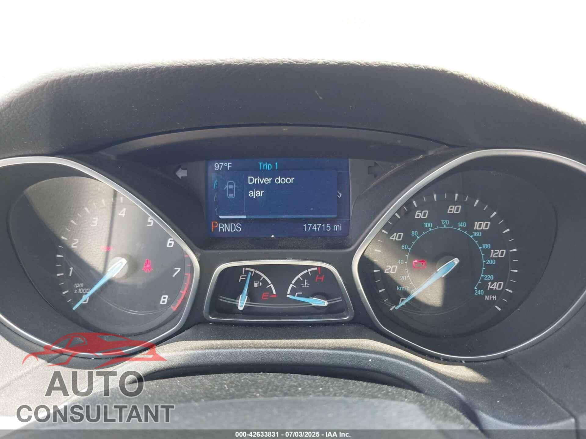 FORD FOCUS 2014 - 1FADP3F26EL409073