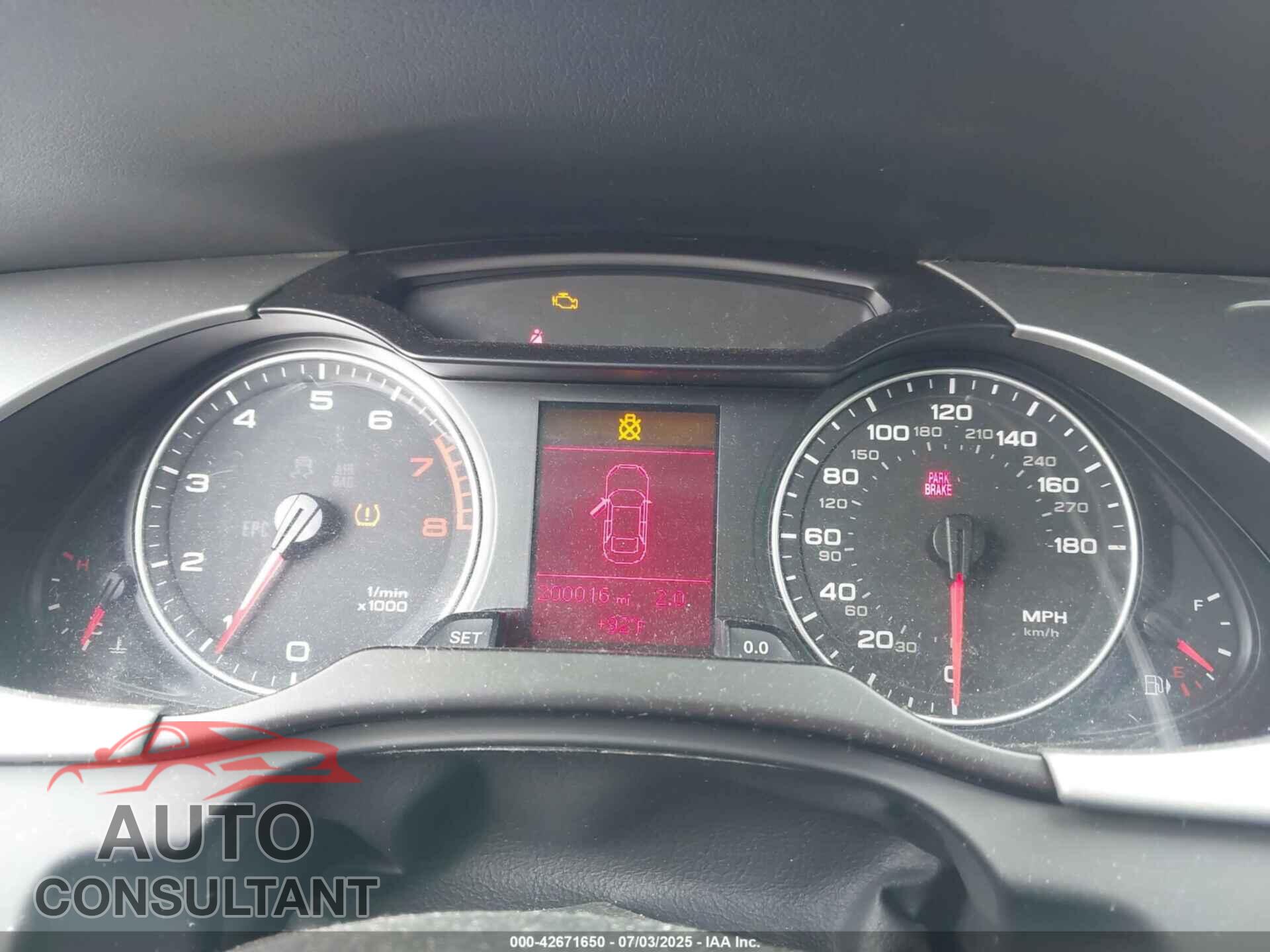 AUDI A4 2011 - WAUDFAFL1BN012023