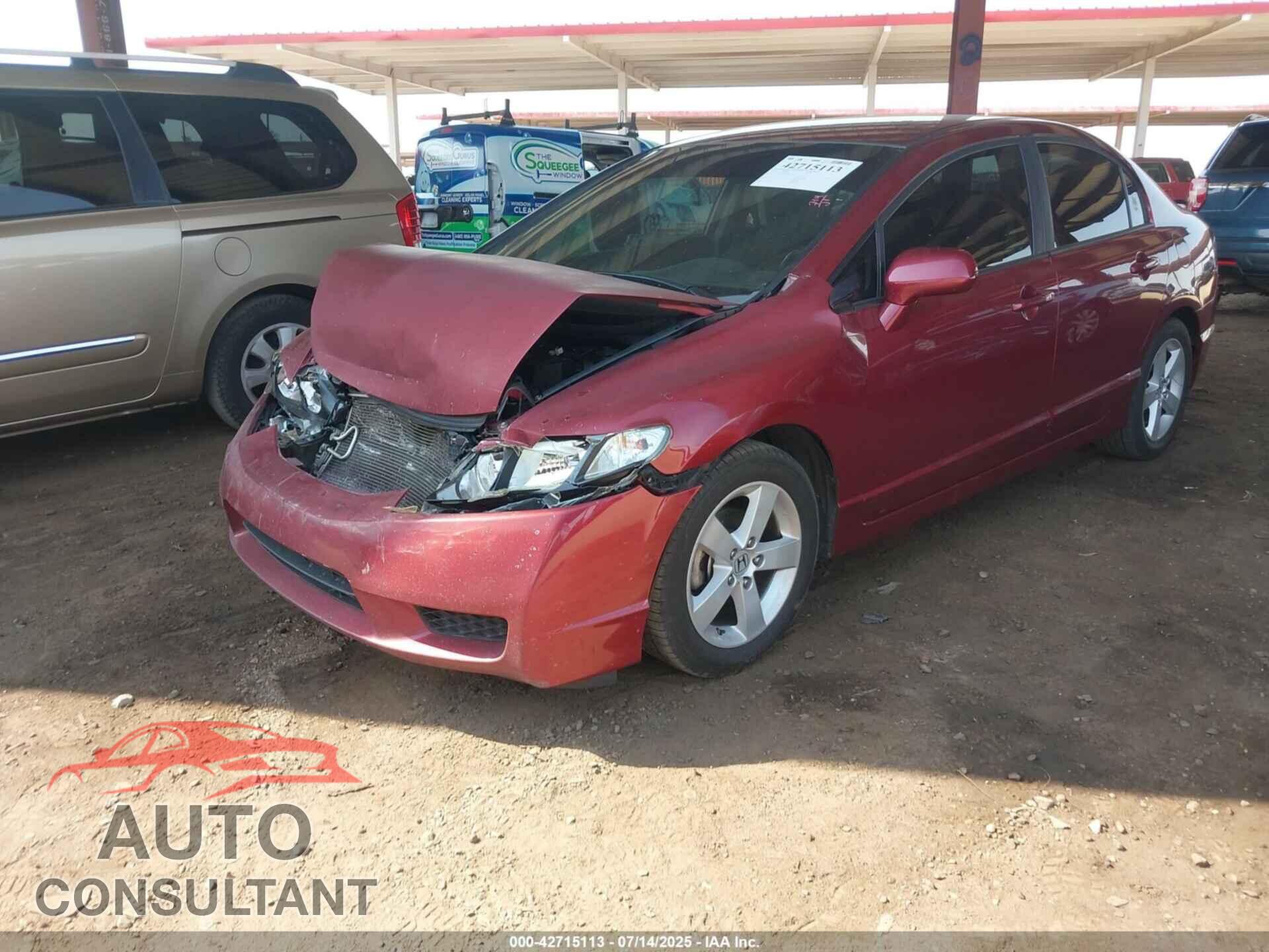 HONDA CIVIC 2010 - 19XFA1F6XAE006633