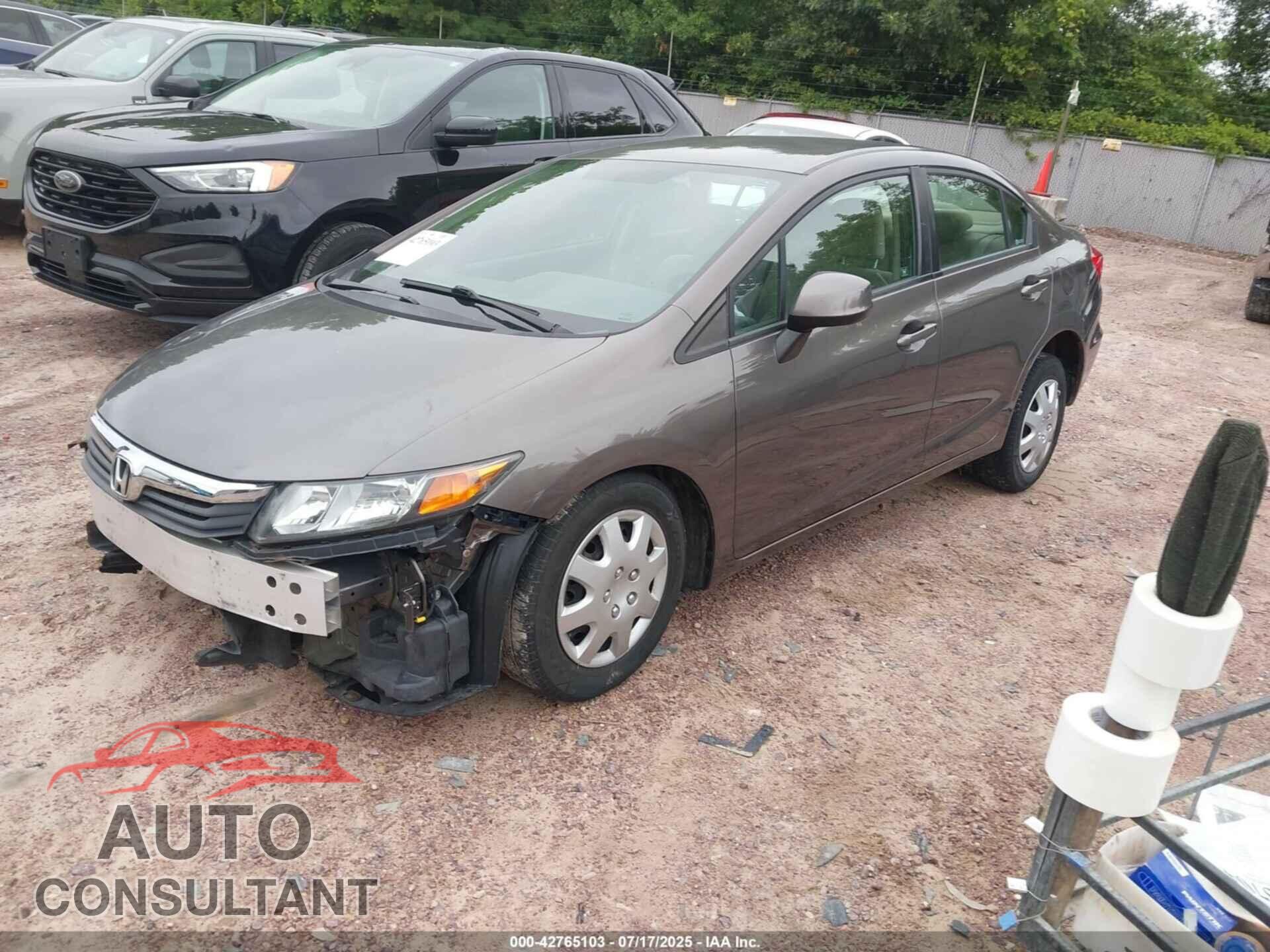 HONDA CIVIC 2012 - 19XFB2F5XCE003812