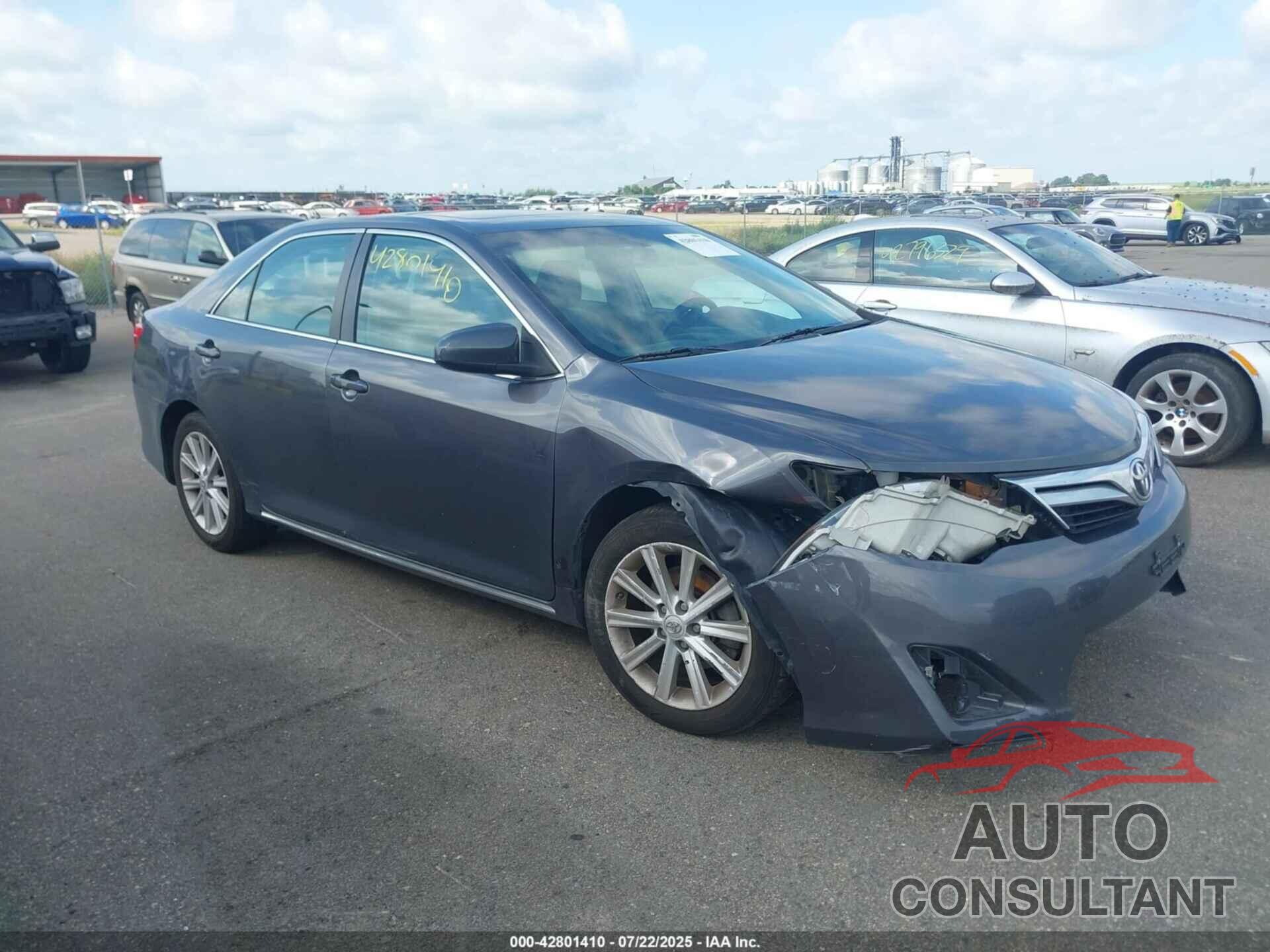TOYOTA CAMRY 2012 - 4T4BF1FKXCR226650