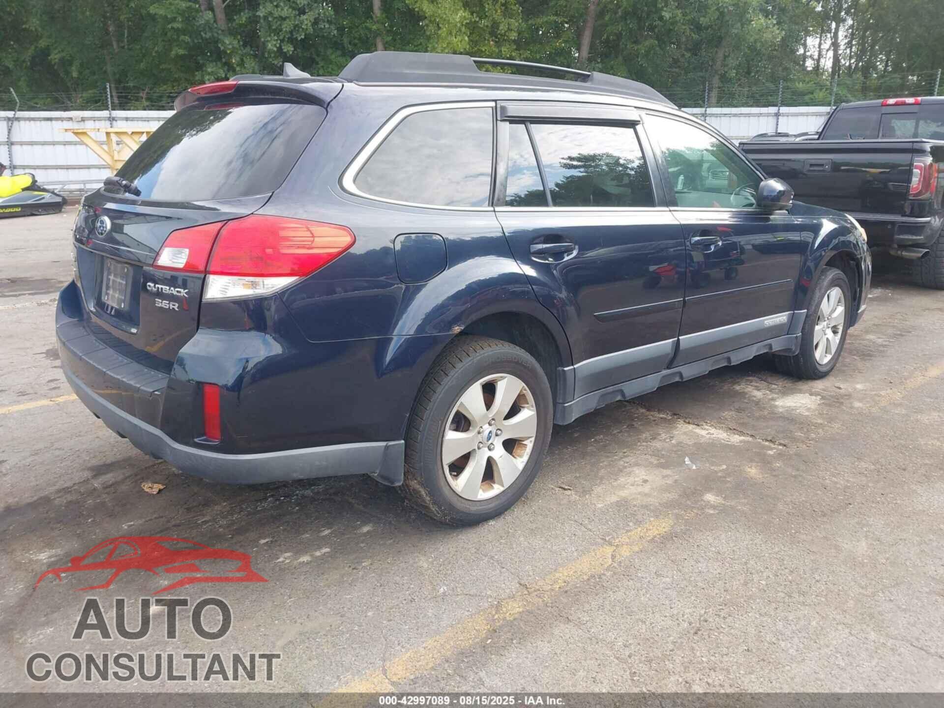 SUBARU OUTBACK 2012 - 4S4BRDKC7C2247548