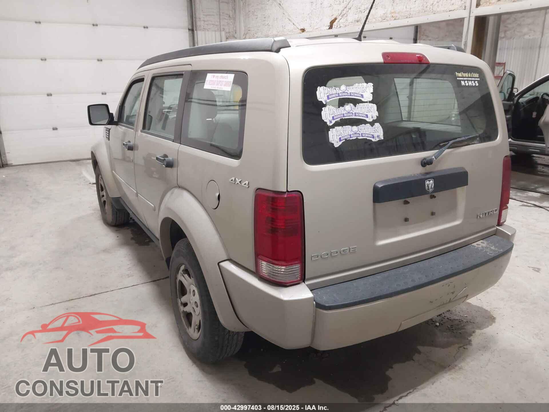 DODGE NITRO 2010 - 1D4PU2GK9AW126901