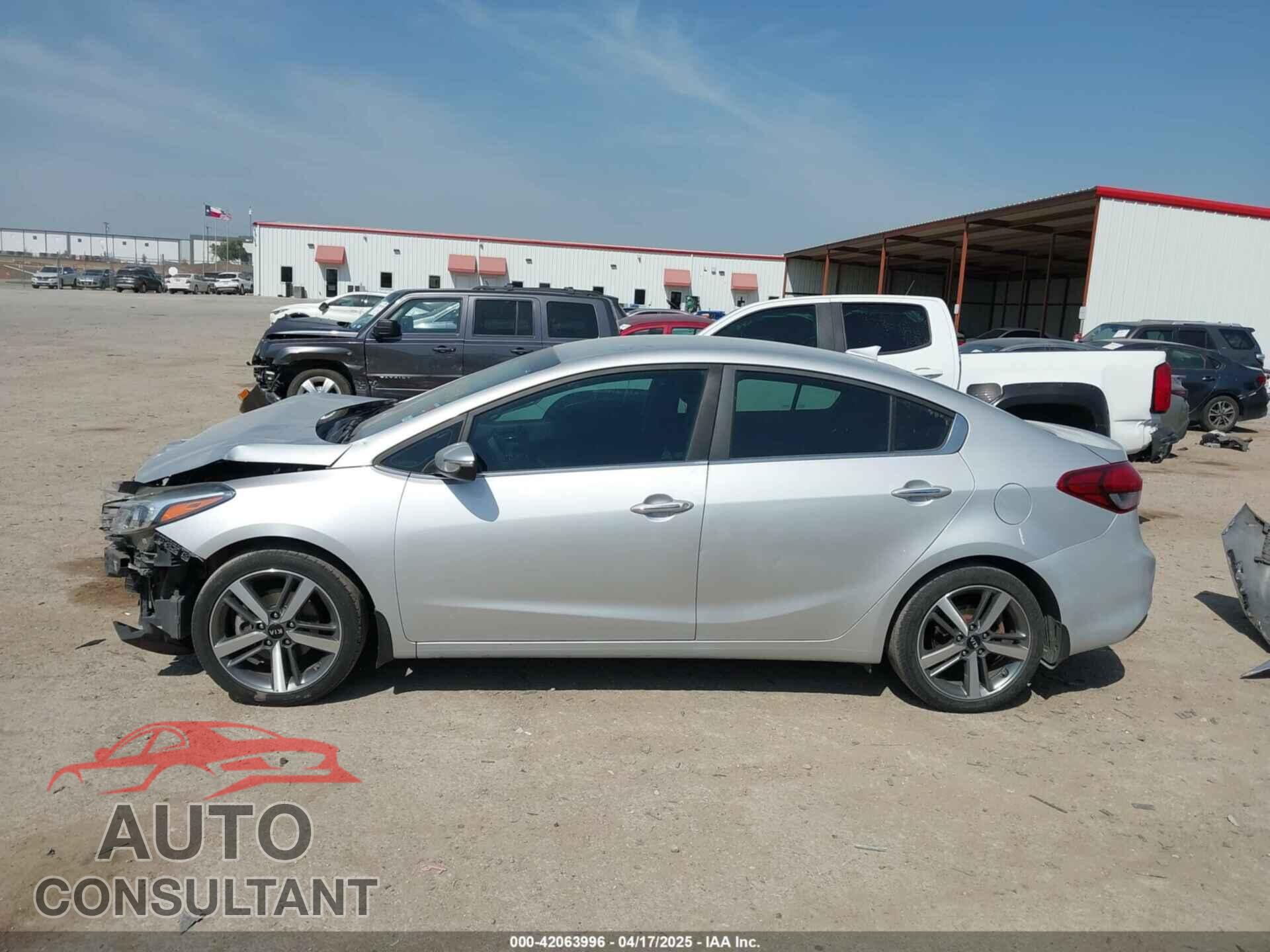 KIA FORTE 2017 - 3KPFL4A80HE005408