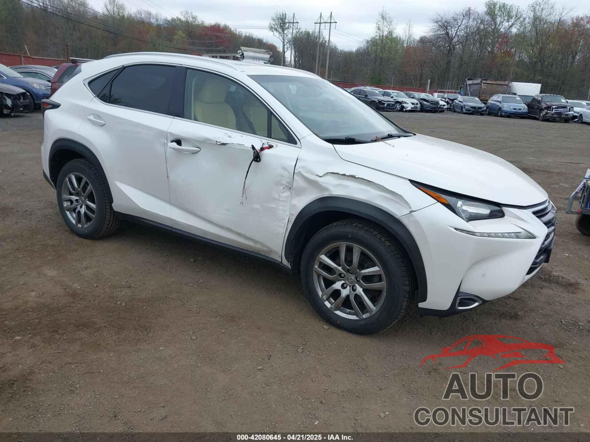 LEXUS NX 200T 2015 - JTJBARBZ9F2012941