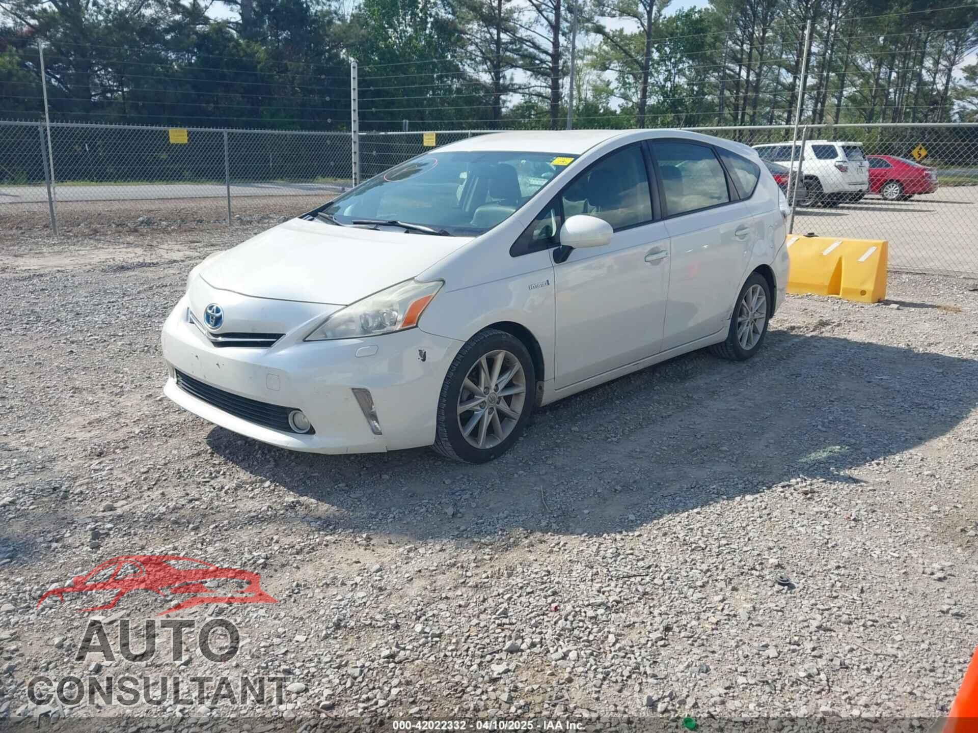 TOYOTA PRIUS V 2012 - JTDZN3EU6C3043296
