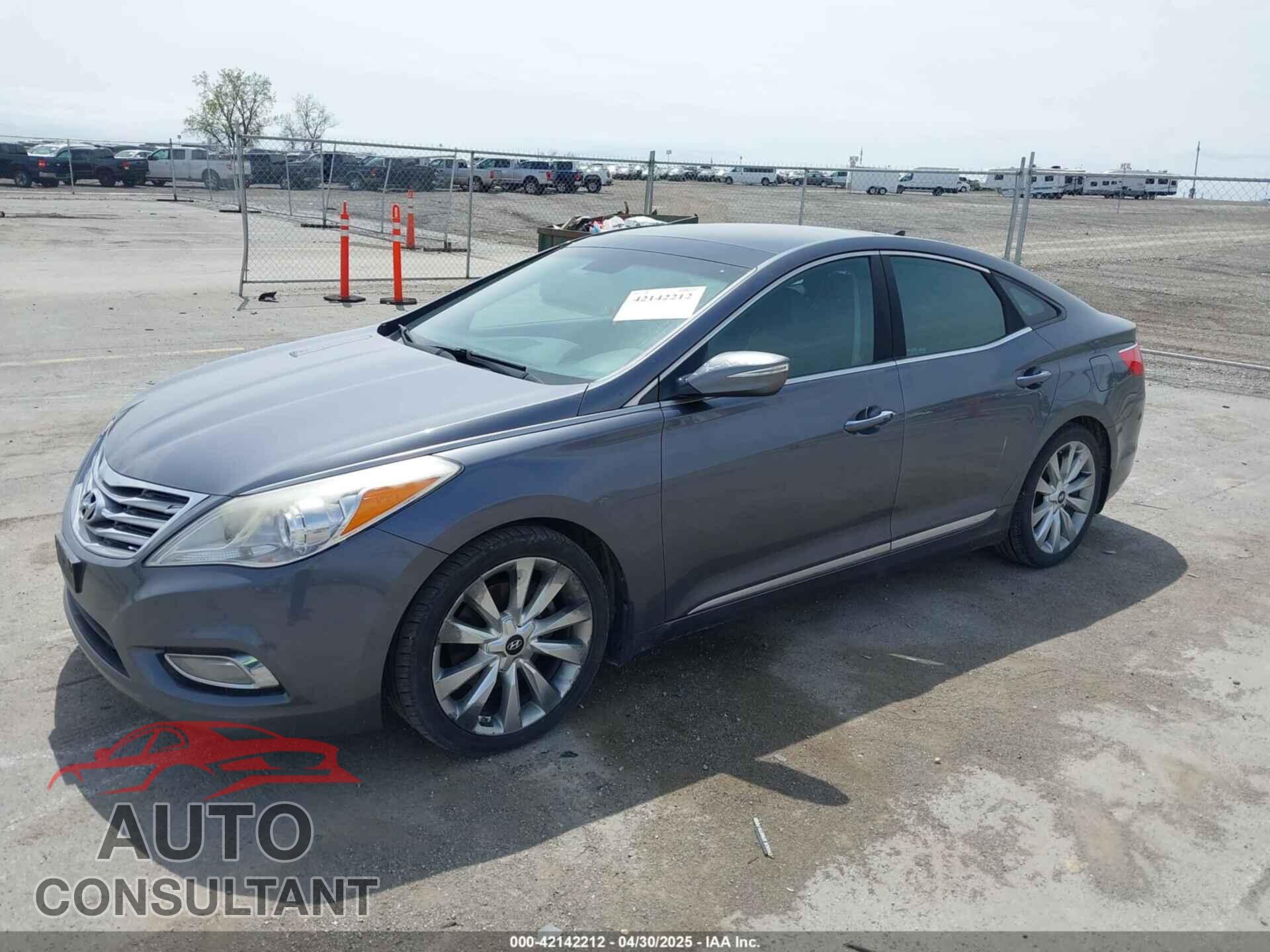 HYUNDAI AZERA 2012 - KMHFH4JG1CA189029
