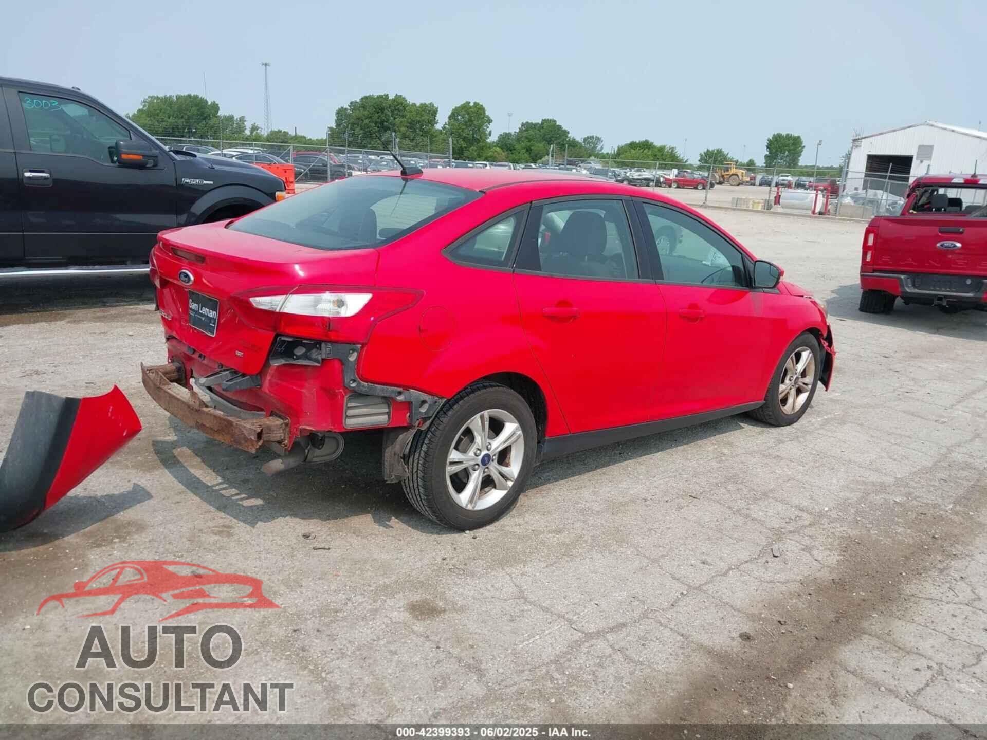 FORD FOCUS 2013 - 1FADP3F25DL314809