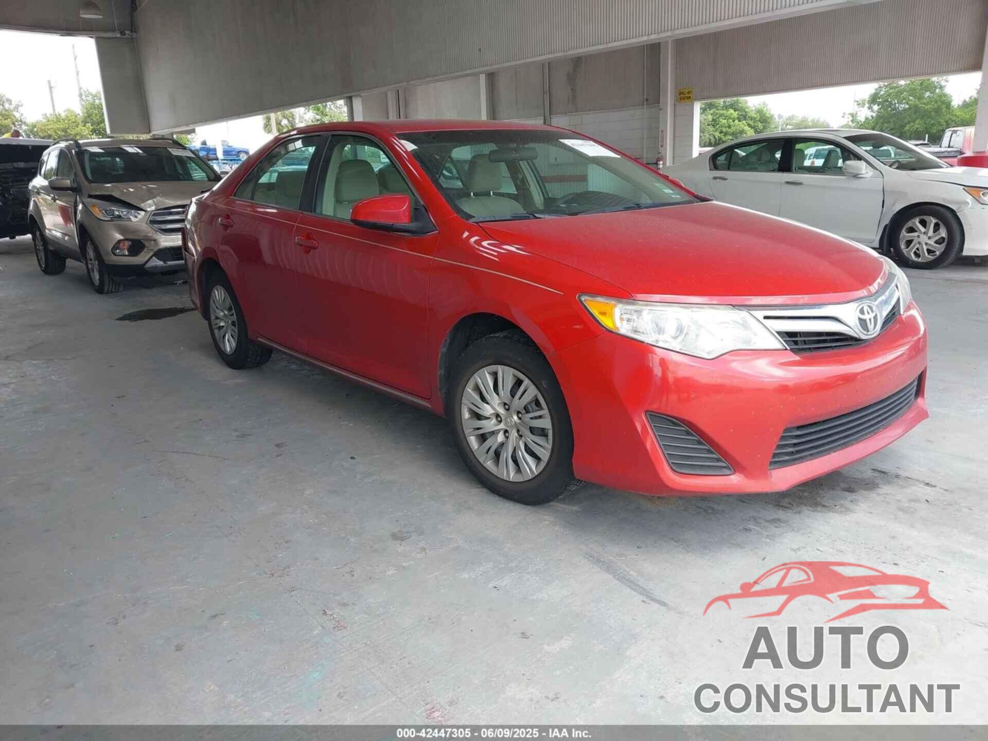 TOYOTA CAMRY 2012 - 4T1BF1FK7CU628071