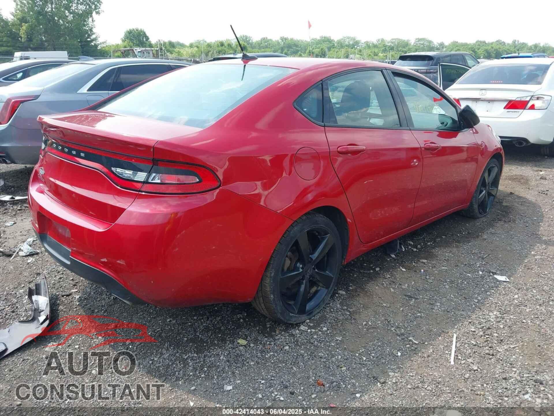 DODGE DART 2016 - 1C3CDFBB6GD540964