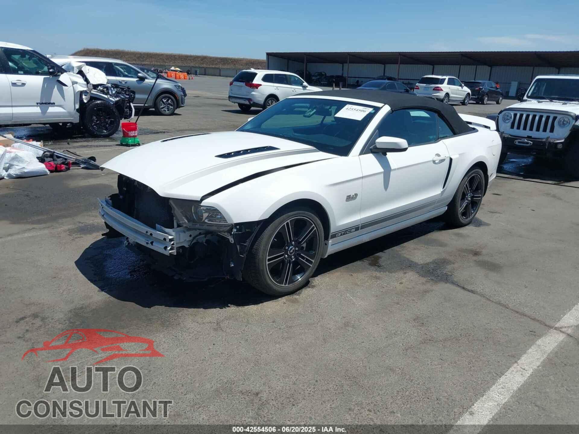 FORD MUSTANG 2013 - 1ZVBP8FF9D5216661
