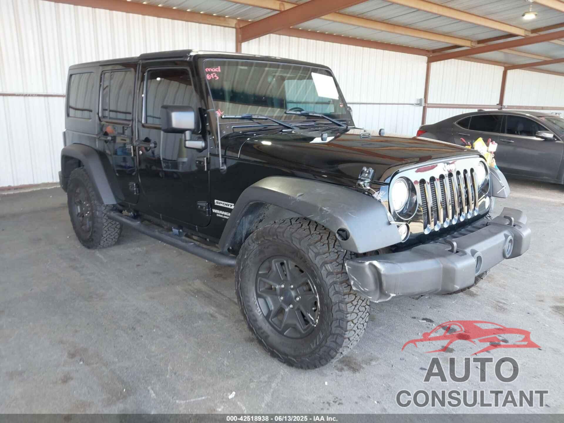 JEEP WRANGLER UNLIMITED 2017 - 1C4BJWDG6HL604310