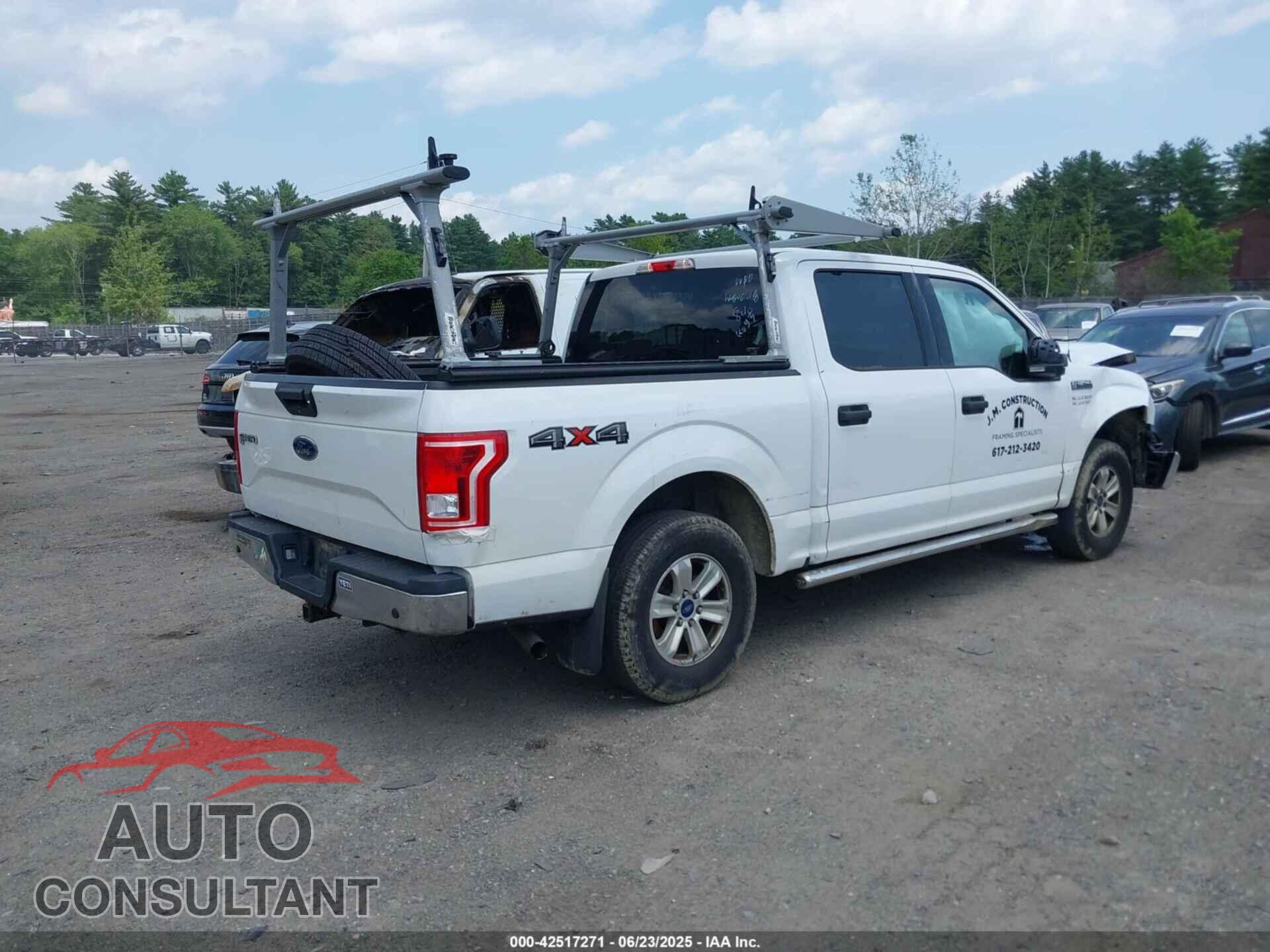 FORD F-150 2017 - 1FTEW1E83HFB22840