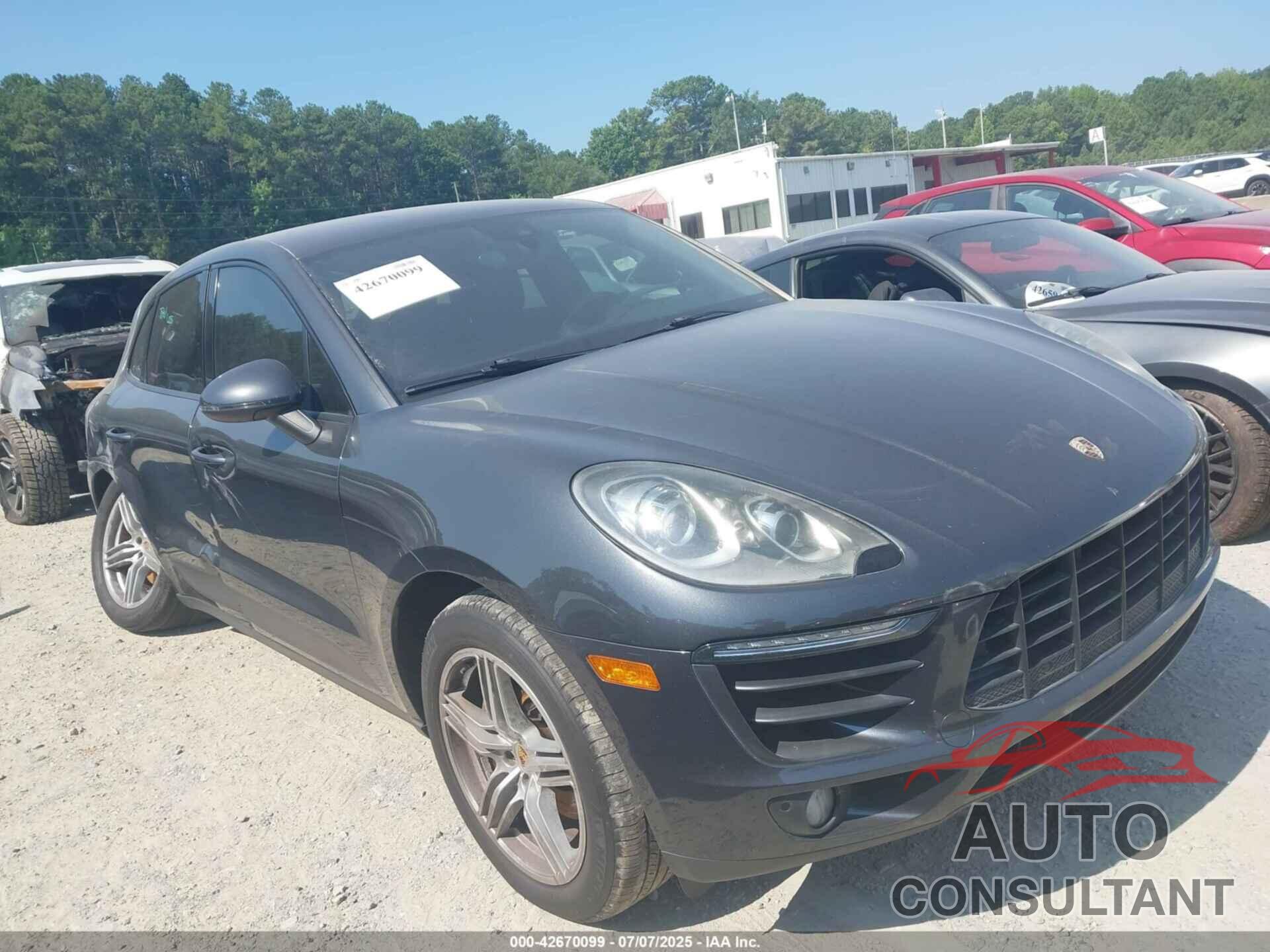 PORSCHE MACAN 2017 - WP1AA2A52HLB04764