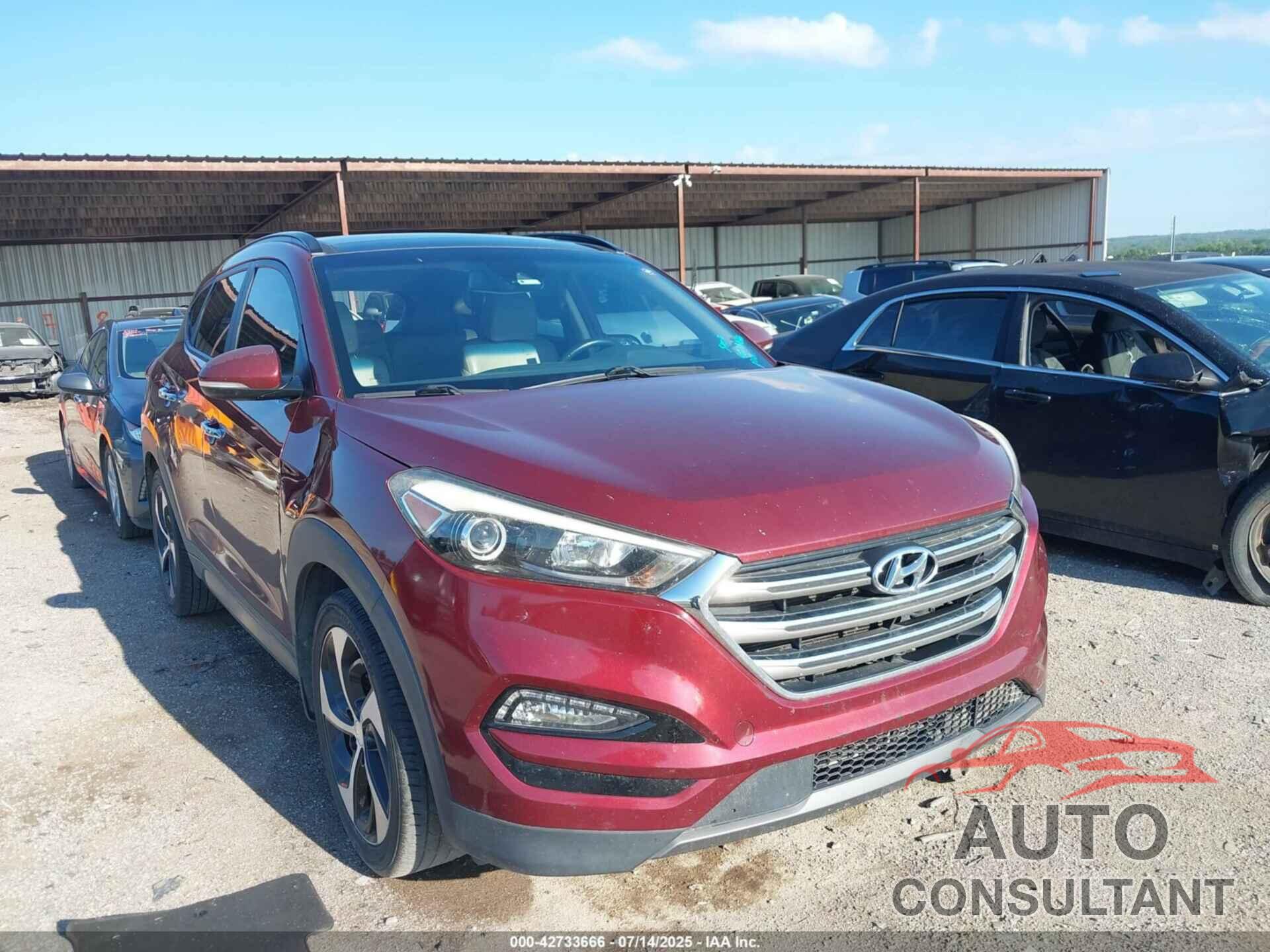 HYUNDAI TUCSON 2016 - KM8J33A27GU059512