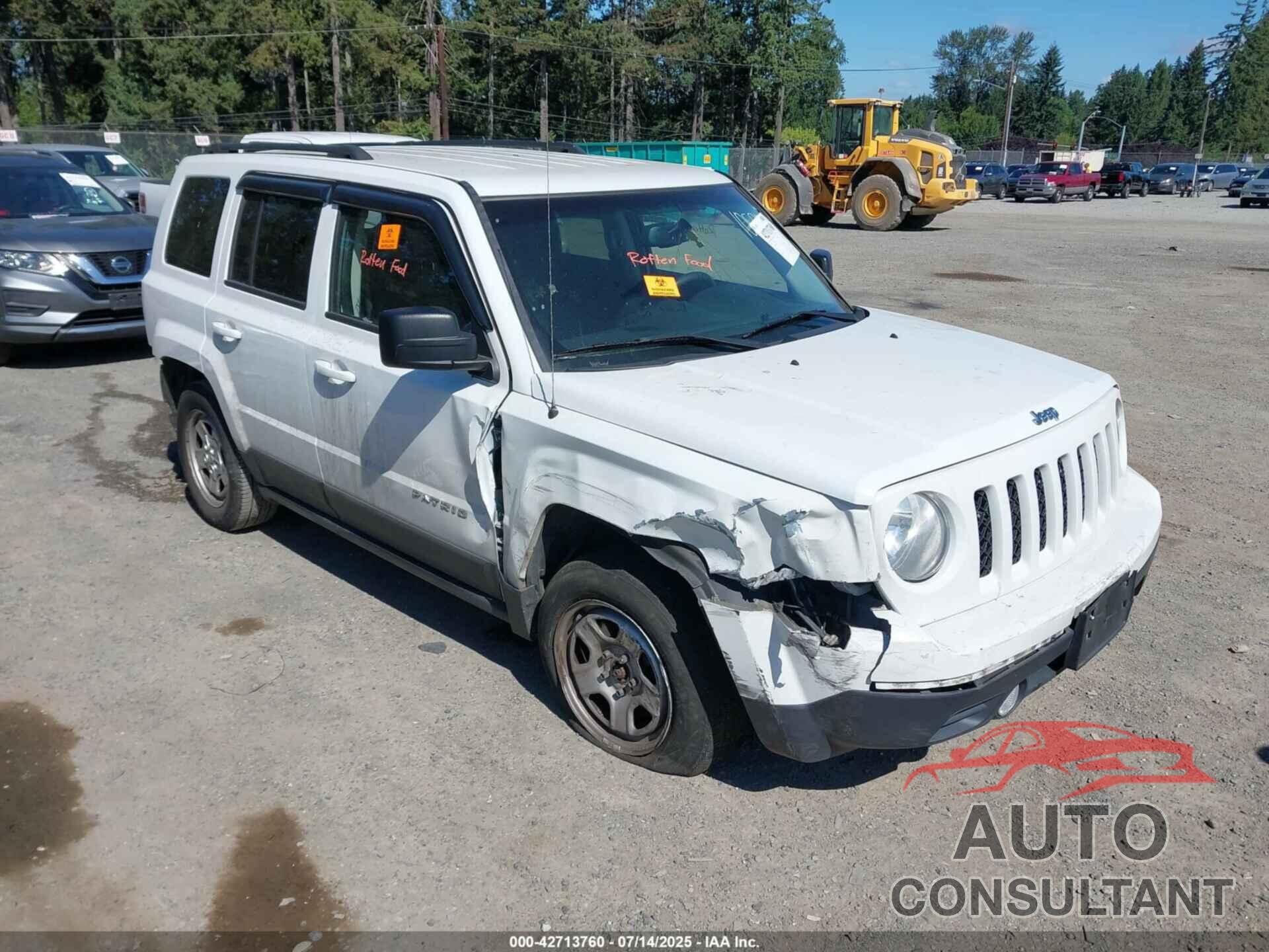 JEEP PATRIOT 2017 - 1C4NJPBA0HD114943