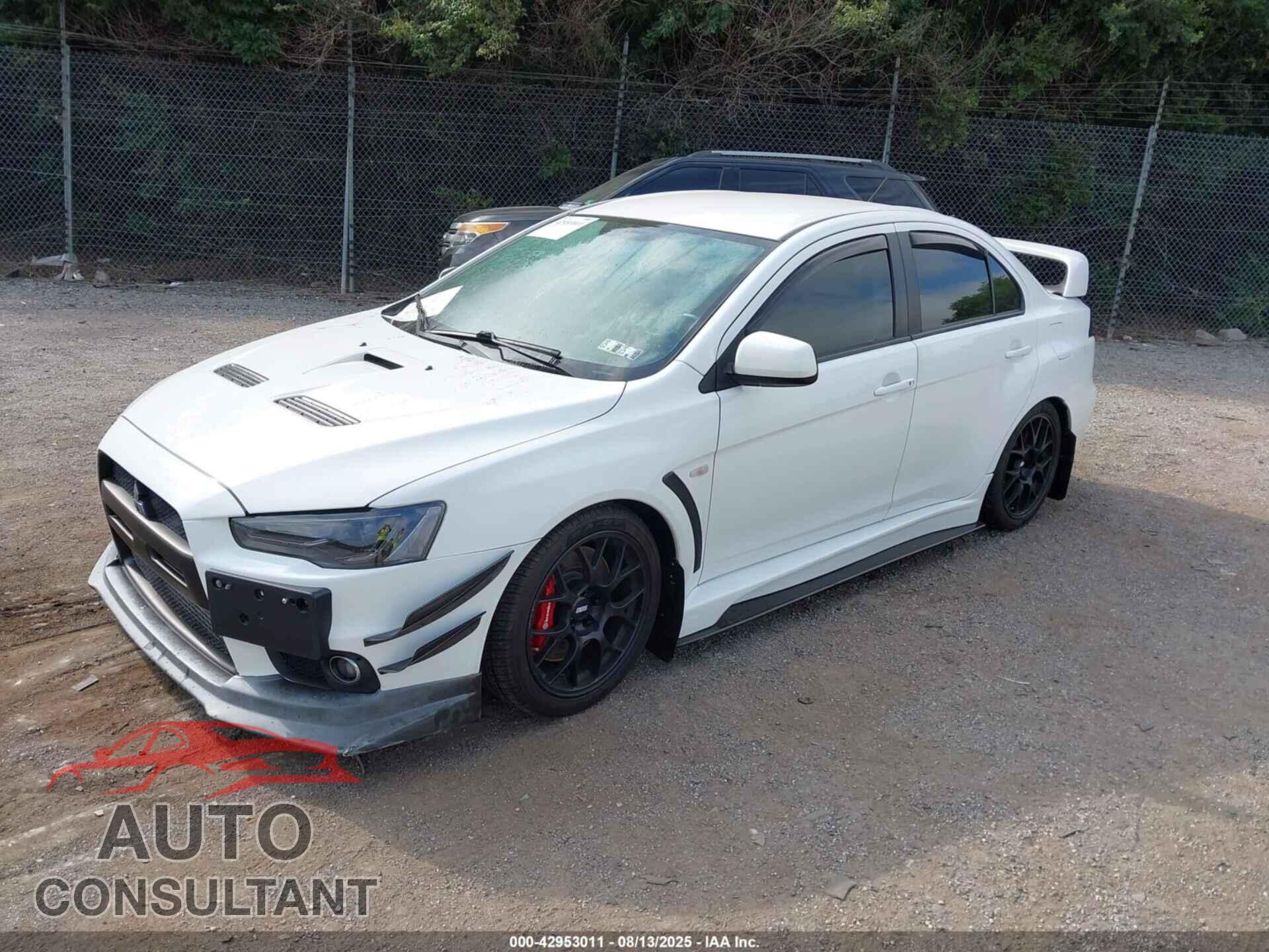 MITSUBISHI LANCER EVOLUTION 2011 - JA32W8FV0BU043658