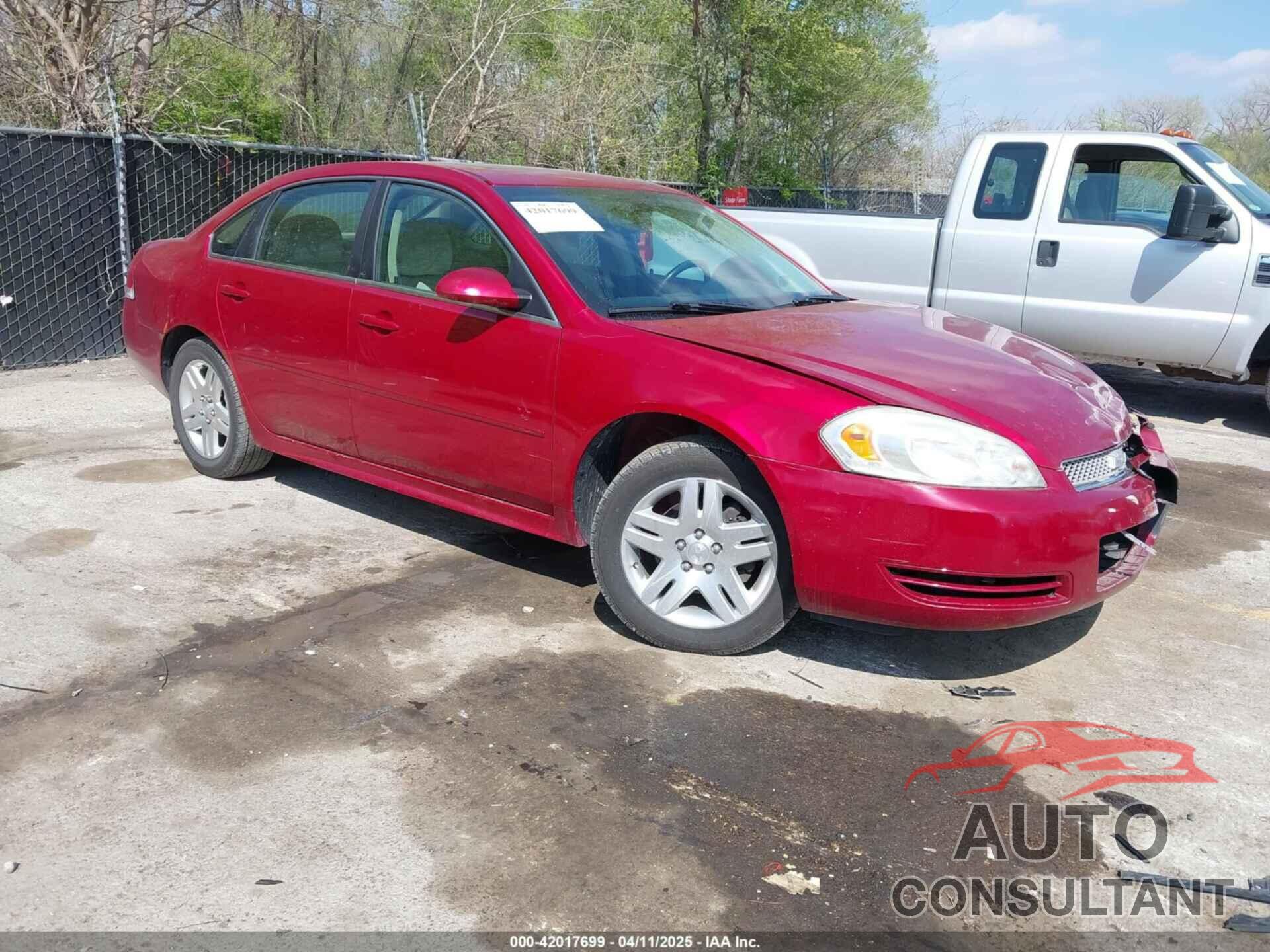 CHEVROLET IMPALA 2013 - 2G1WG5E36D1255387