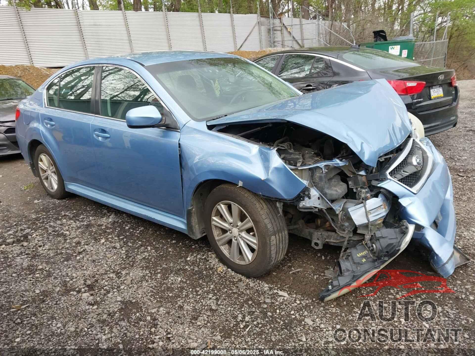 SUBARU LEGACY 2011 - 4S3BMBC66B3232385