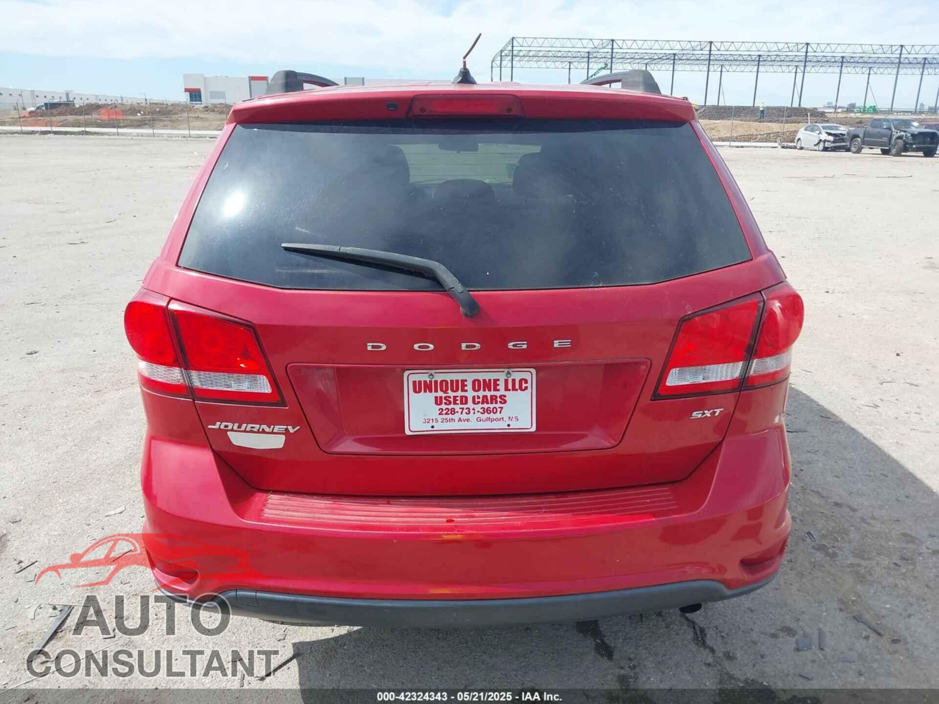 DODGE JOURNEY 2015 - 3C4PDCBB6FT627607