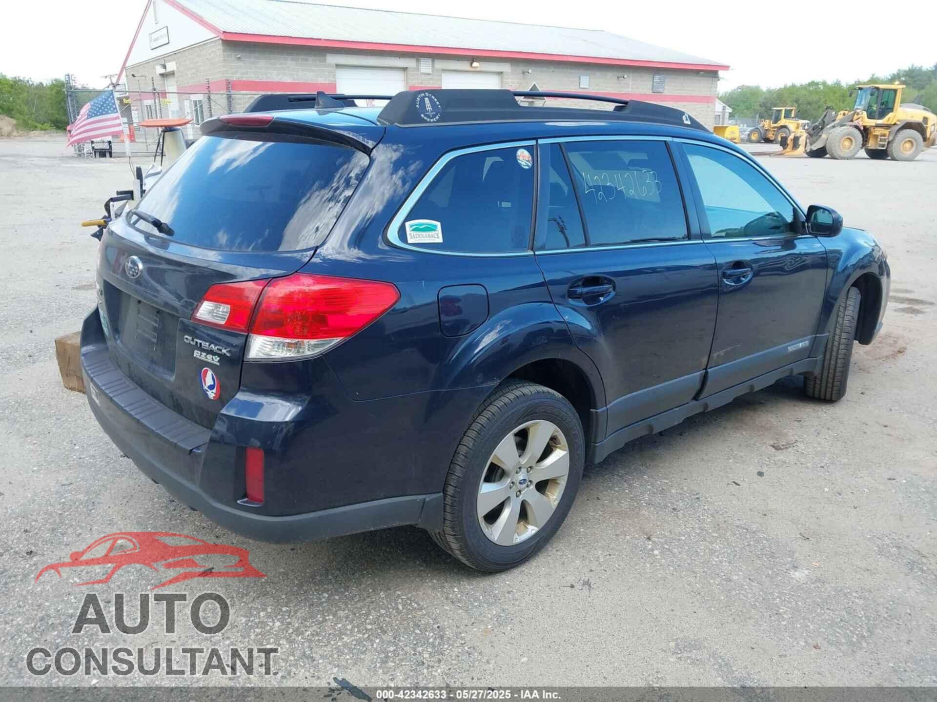 SUBARU OUTBACK 2012 - 4S4BRBJC2C3286080