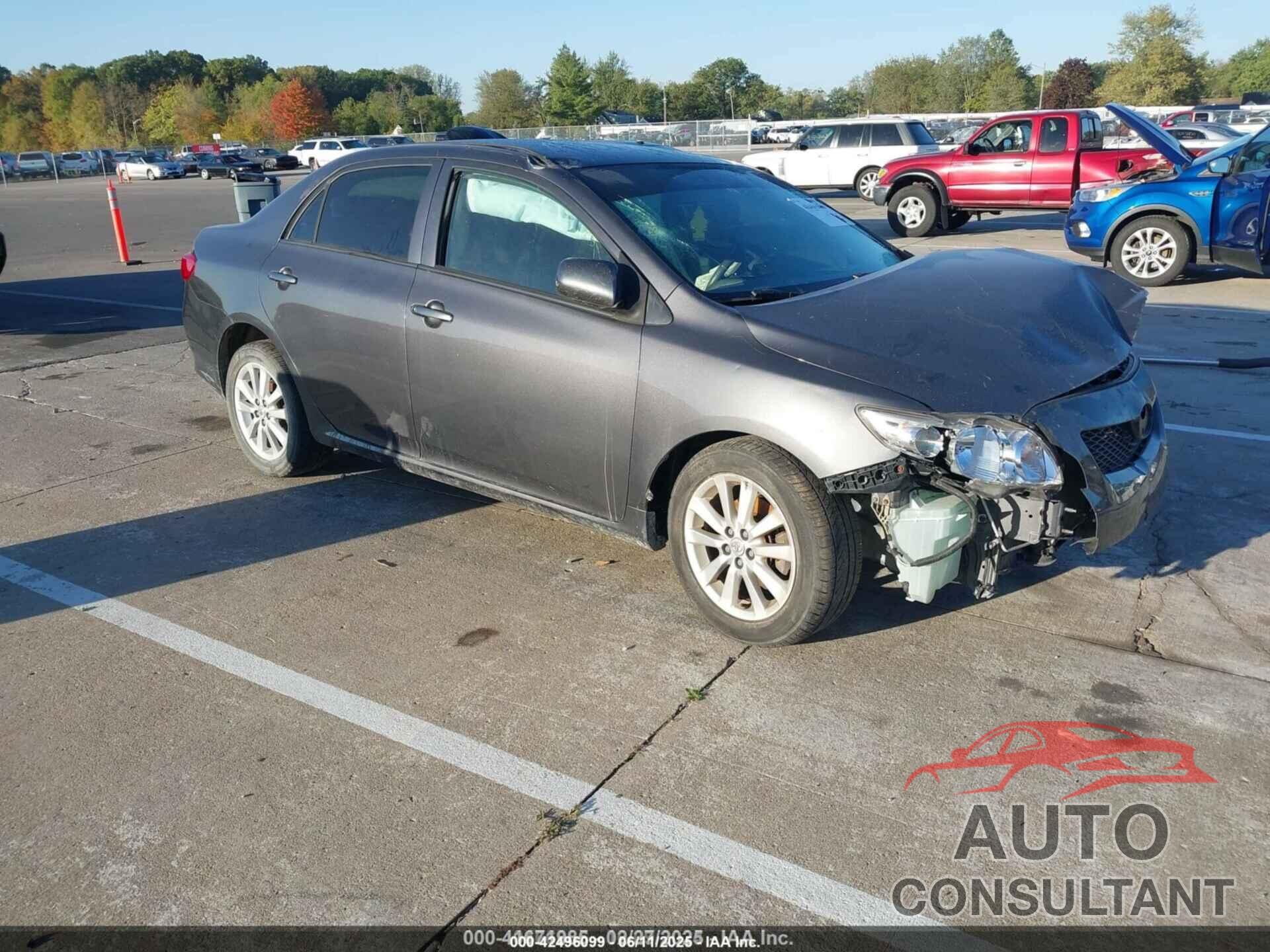 TOYOTA COROLLA 2009 - JTDBL40E39J008474