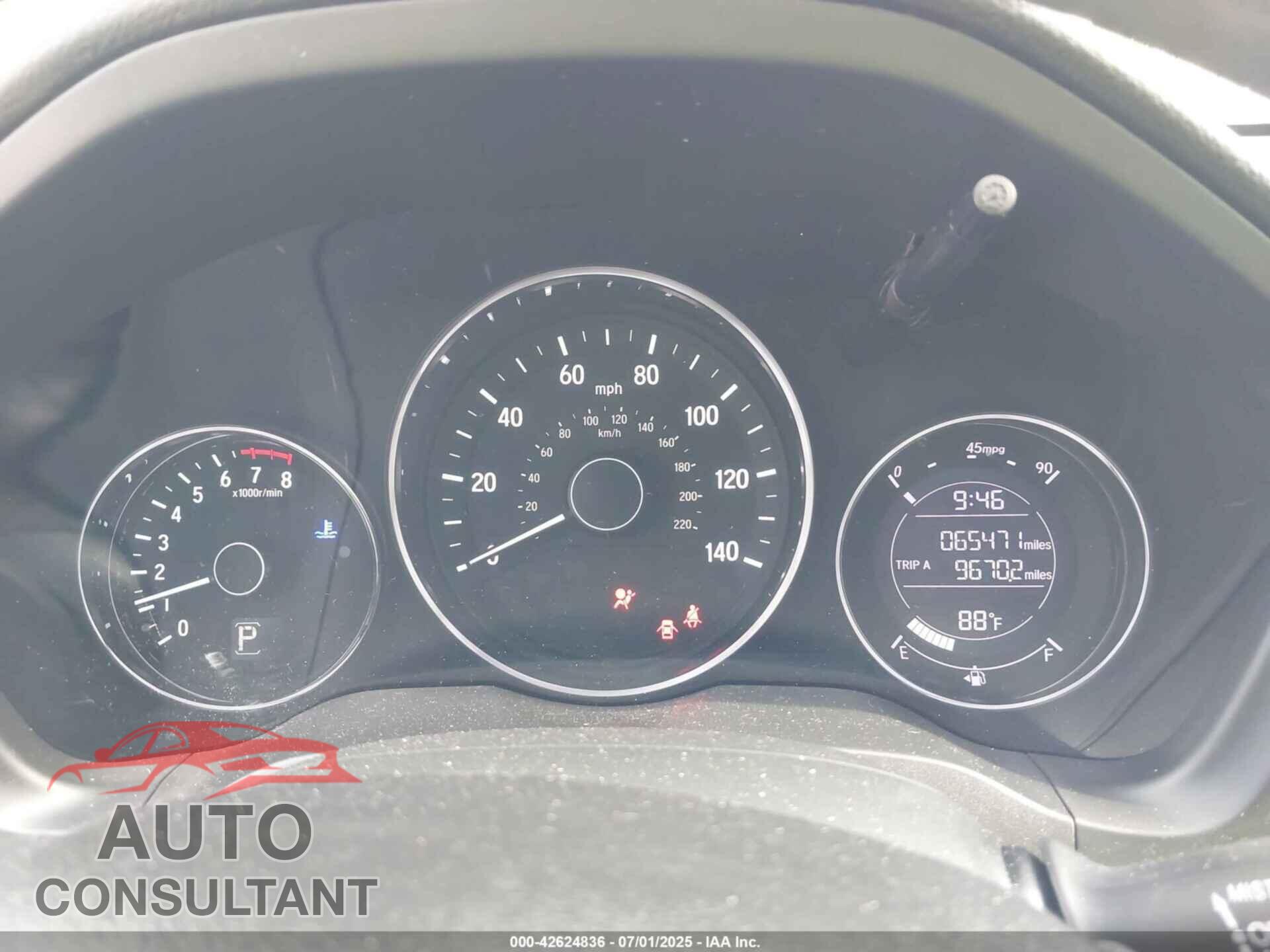 HONDA HR-V 2018 - 3CZRU5H56JM709727