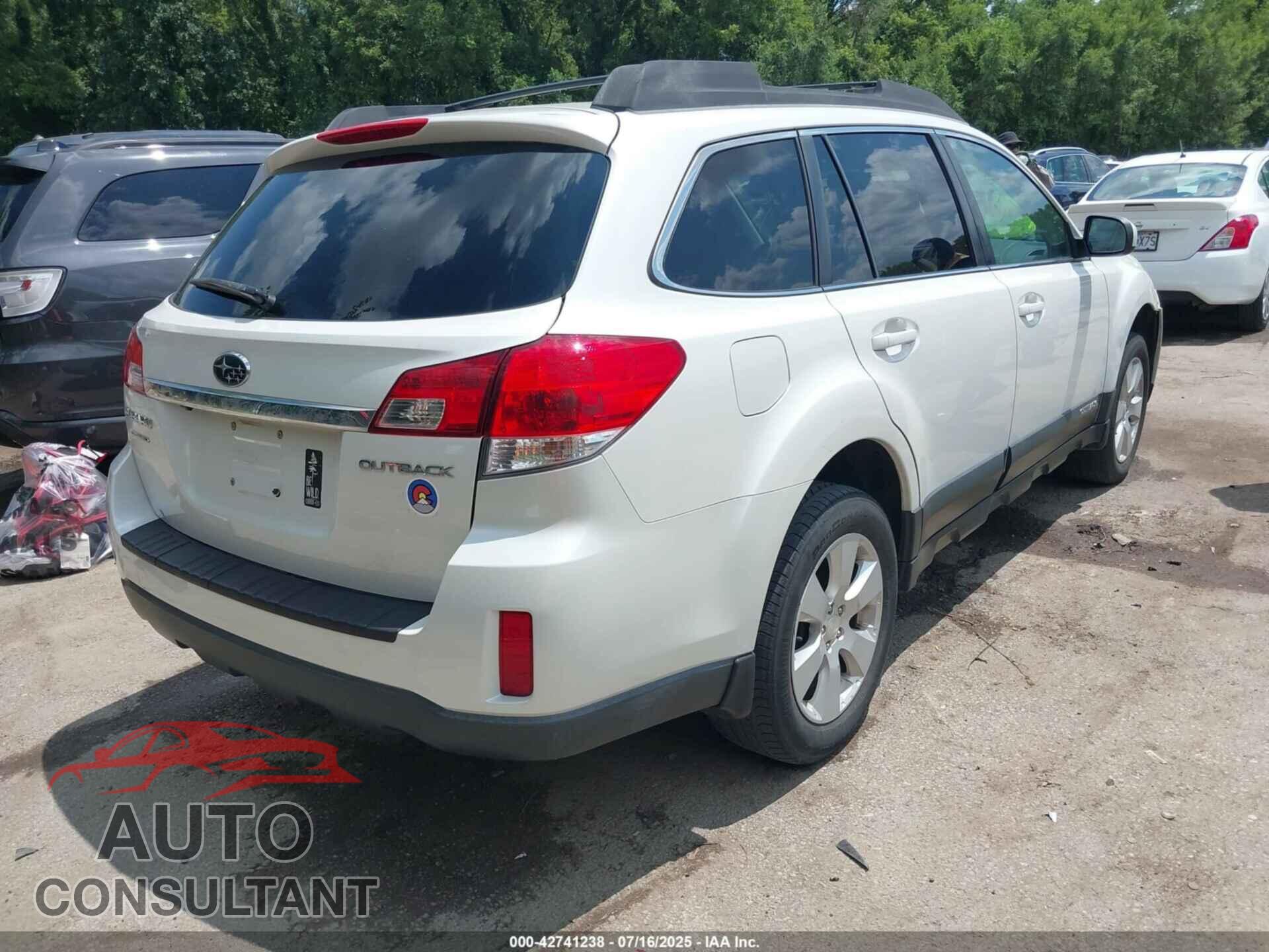 SUBARU OUTBACK 2011 - 4S4BRCGC4B3318149