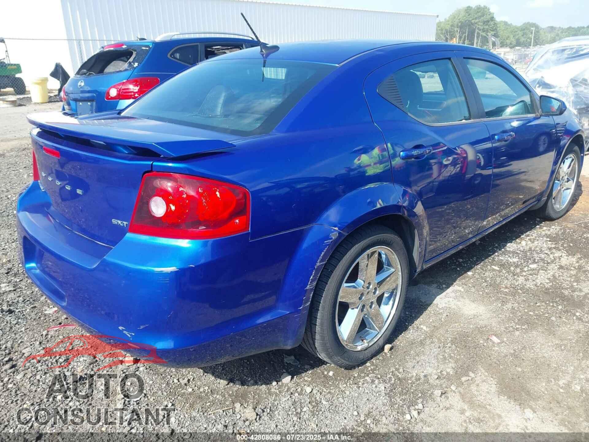 DODGE AVENGER 2013 - 1C3CDZCB6DN556880