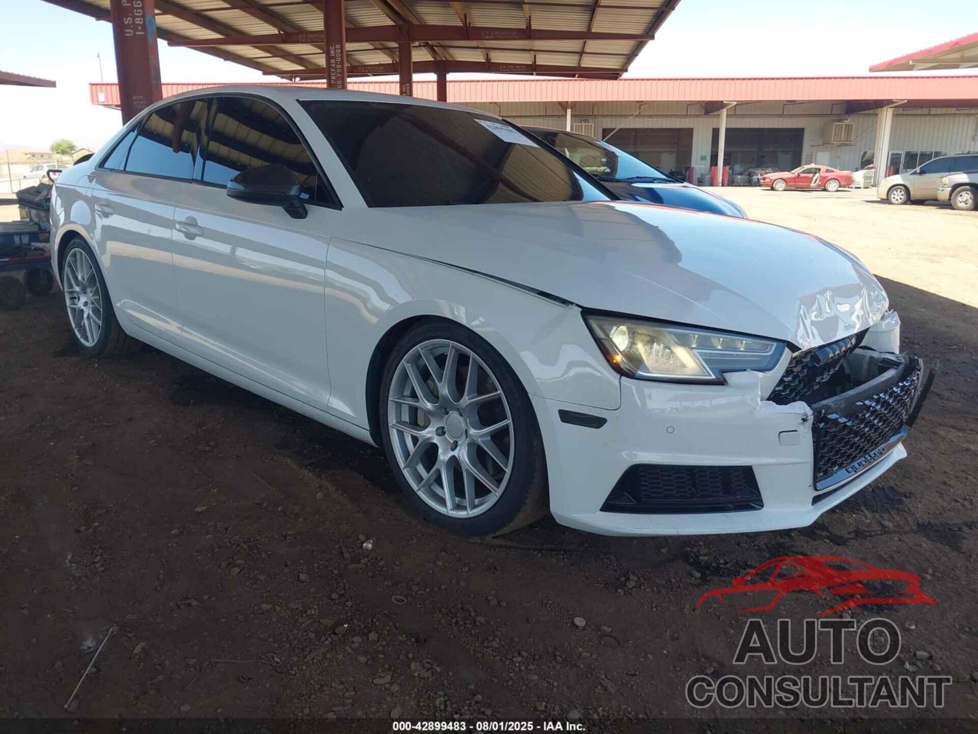 AUDI A4 2017 - WAUANAF4XHN013159
