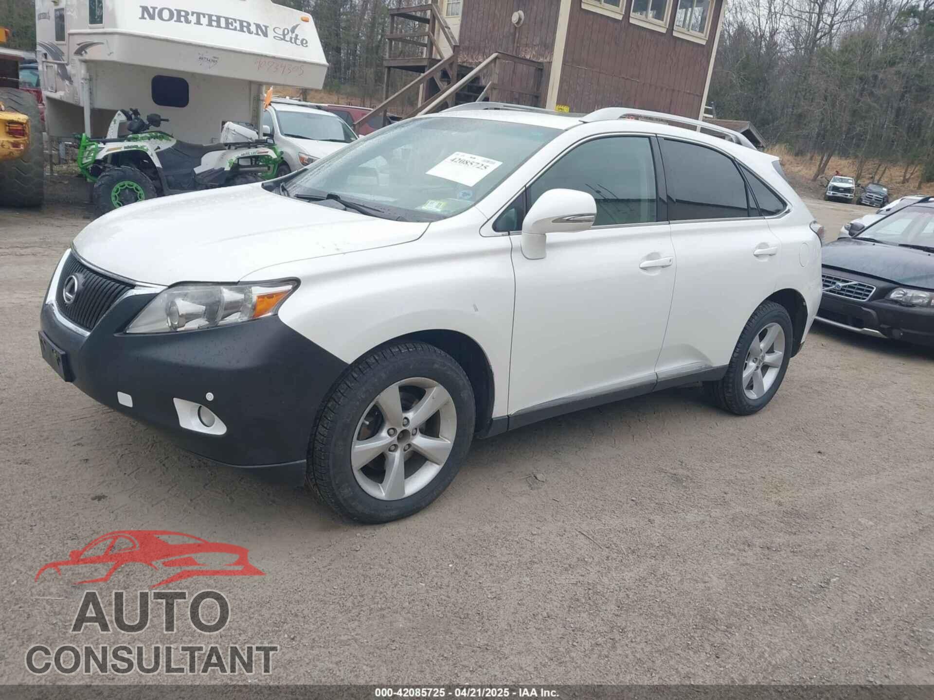 LEXUS RX 350 2011 - 2T2BK1BA2BC118540