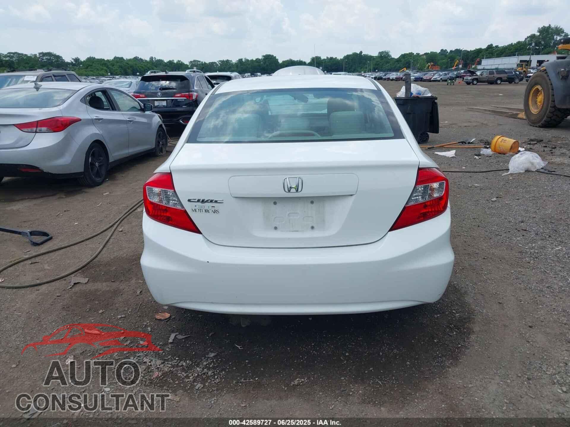 HONDA CIVIC 2012 - 19XFB2F50CE060813