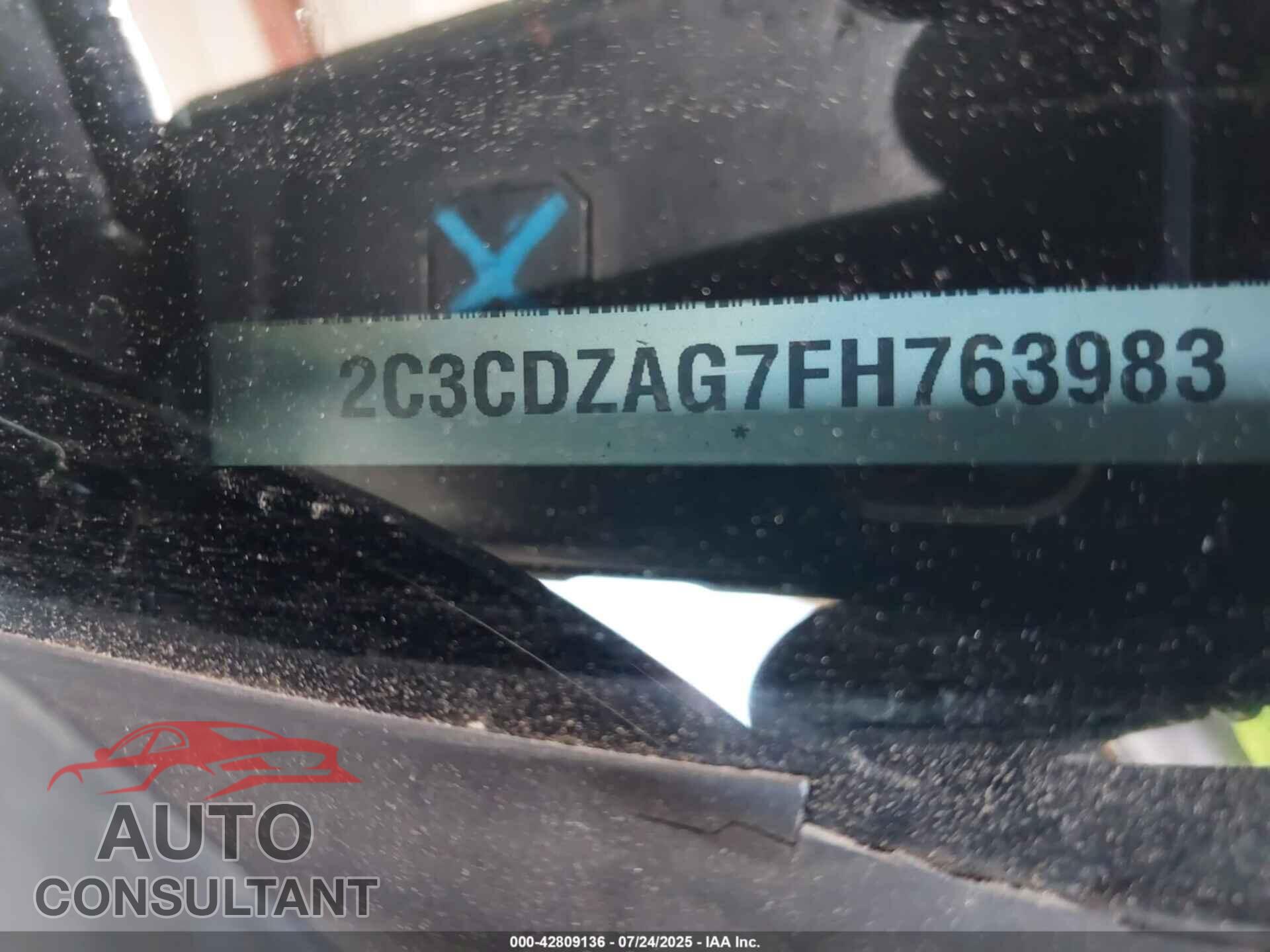 DODGE CHALLENGER 2015 - 2C3CDZAG7FH763983