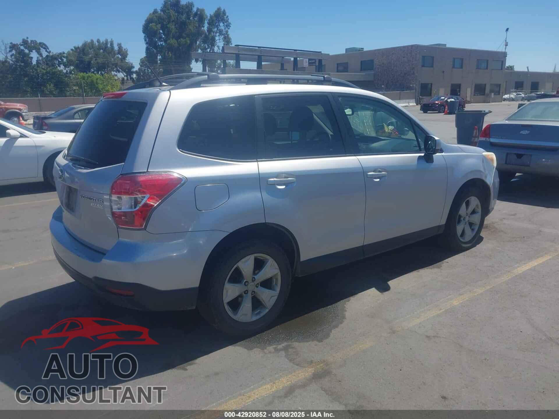 SUBARU FORESTER 2015 - JF2SJAFC4FH449612