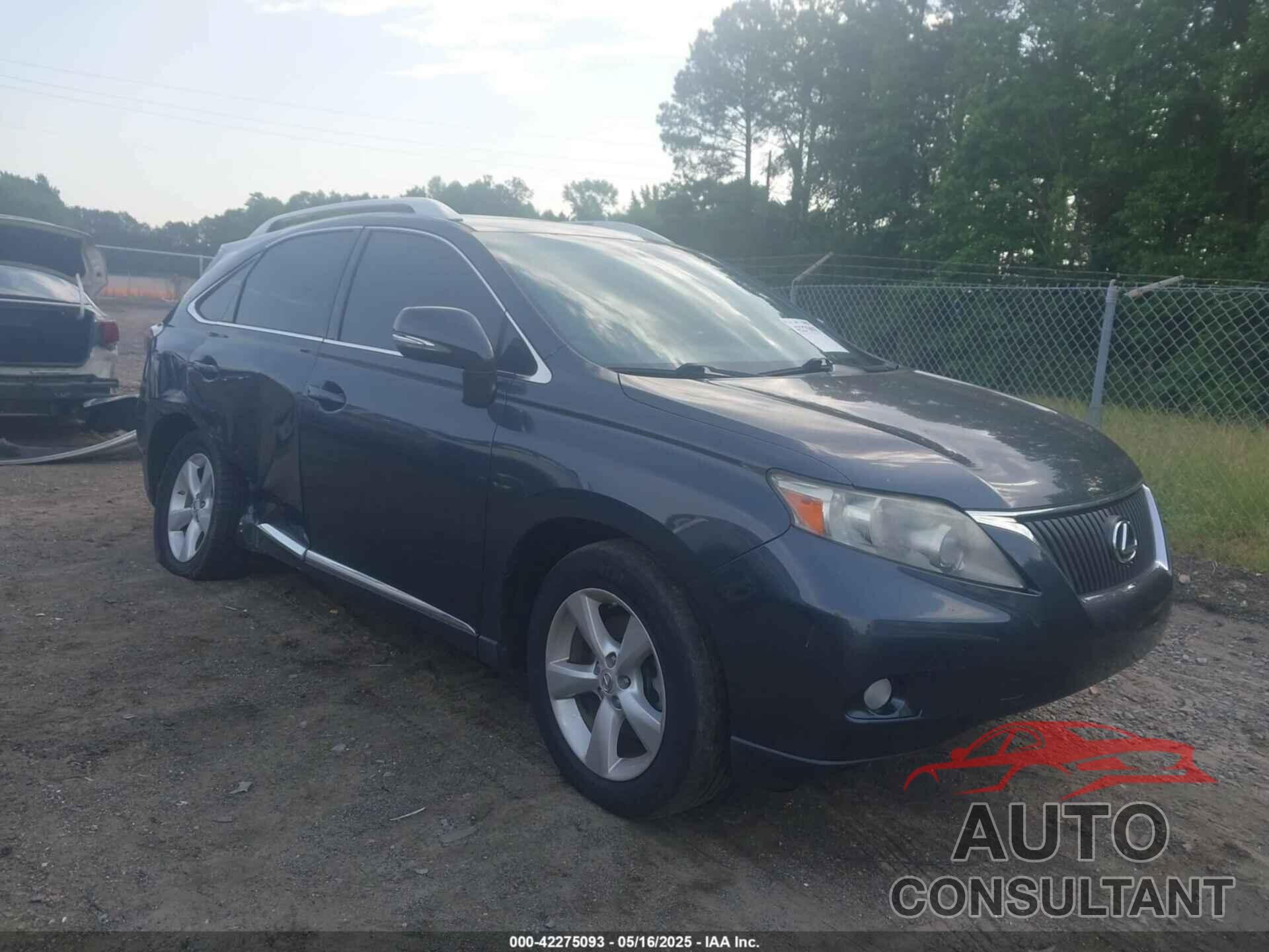 LEXUS RX 350 2011 - 2T2BK1BA1BC092805