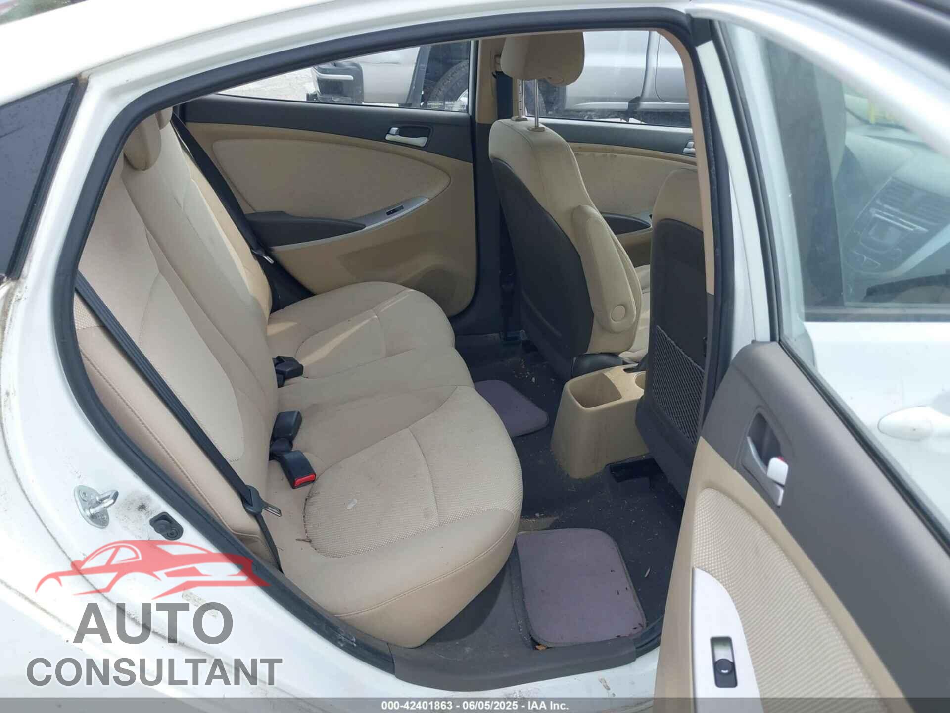 HYUNDAI ACCENT 2013 - KMHCT4AE0DU493372
