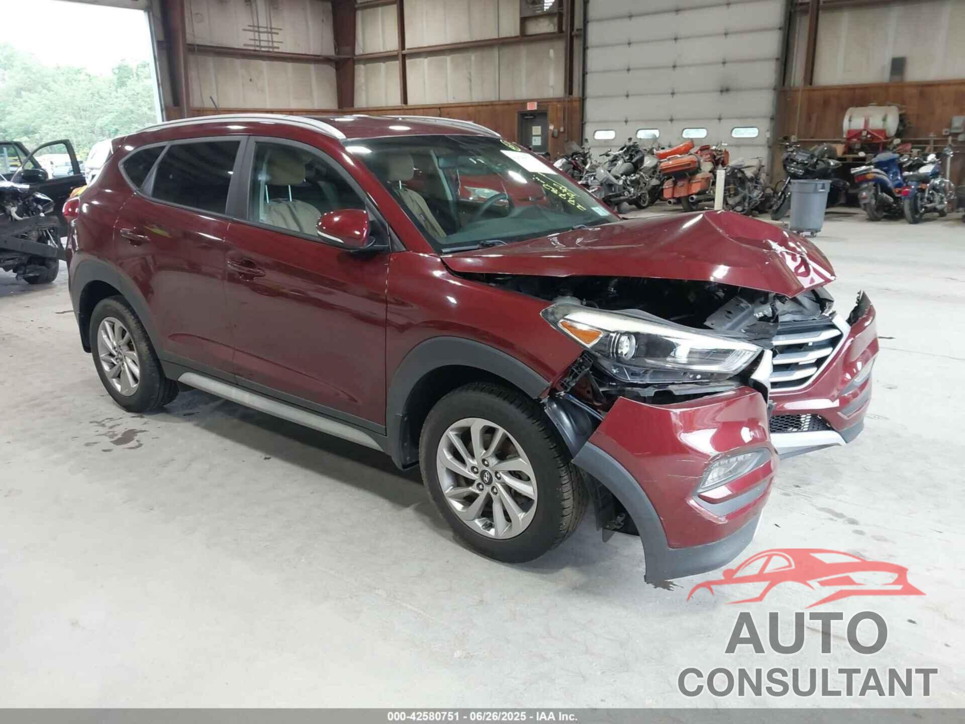 HYUNDAI TUCSON 2017 - KM8J3CA22HU382139