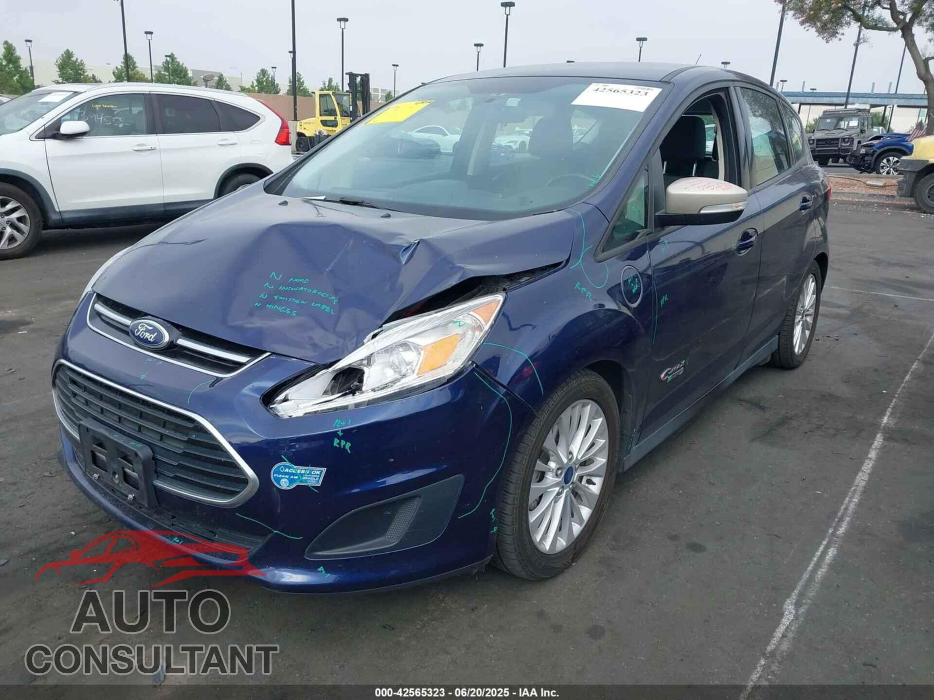FORD C-MAX ENERGI 2017 - 1FADP5EU9HL115962