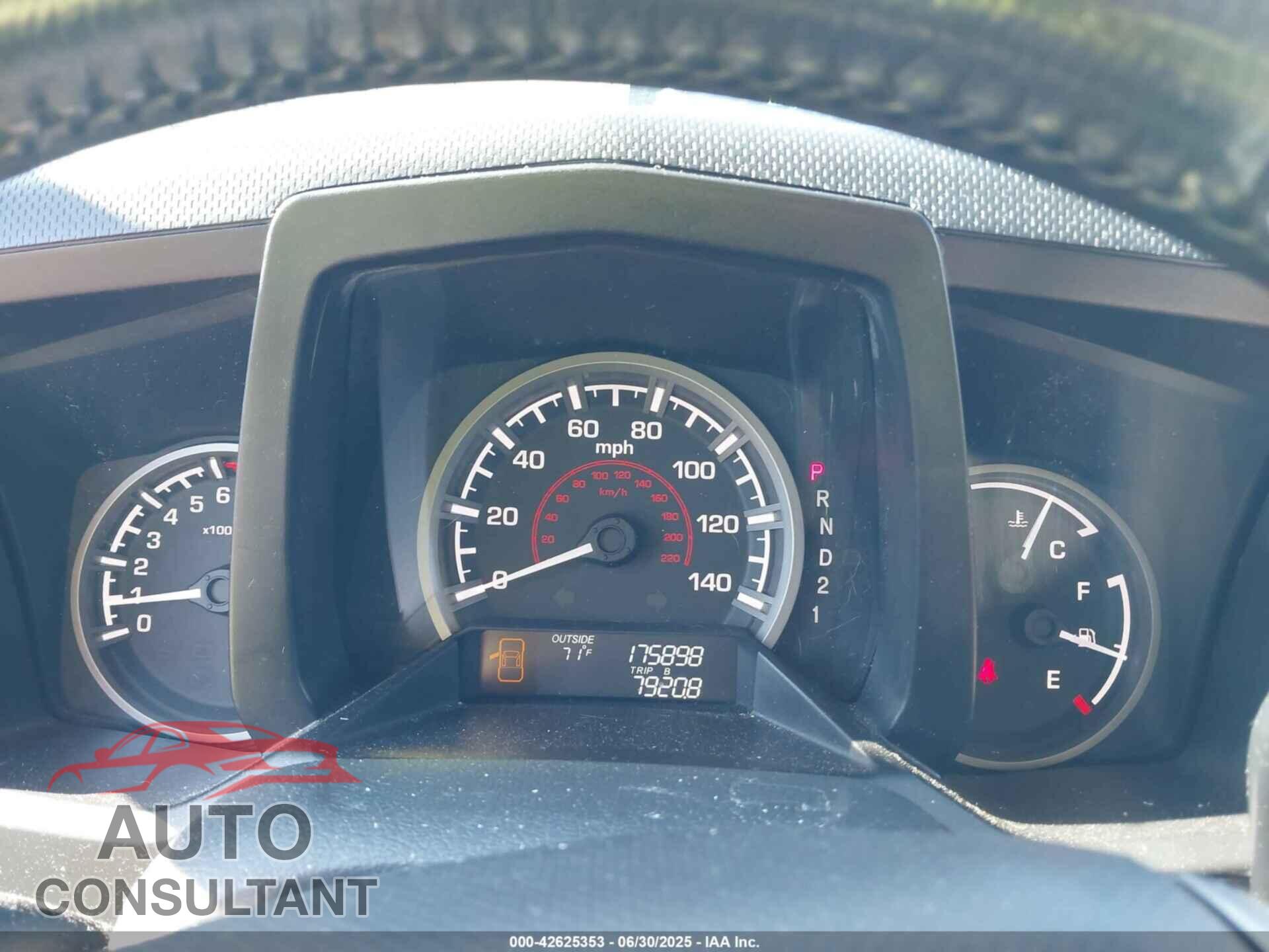 HONDA RIDGELINE 2009 - 5FPYK16509B103530