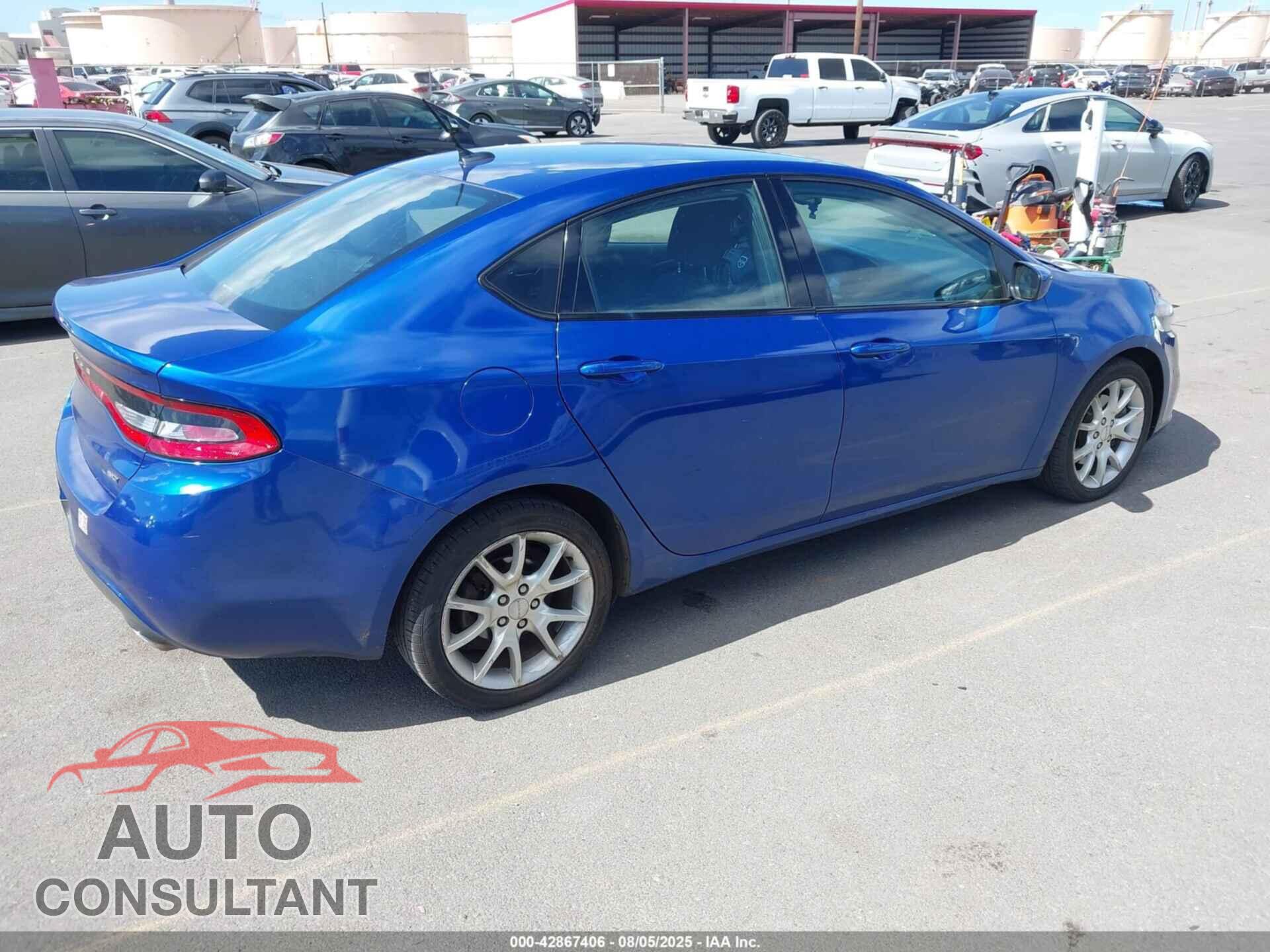 DODGE DART 2013 - 1C3CDFBAXDD300979