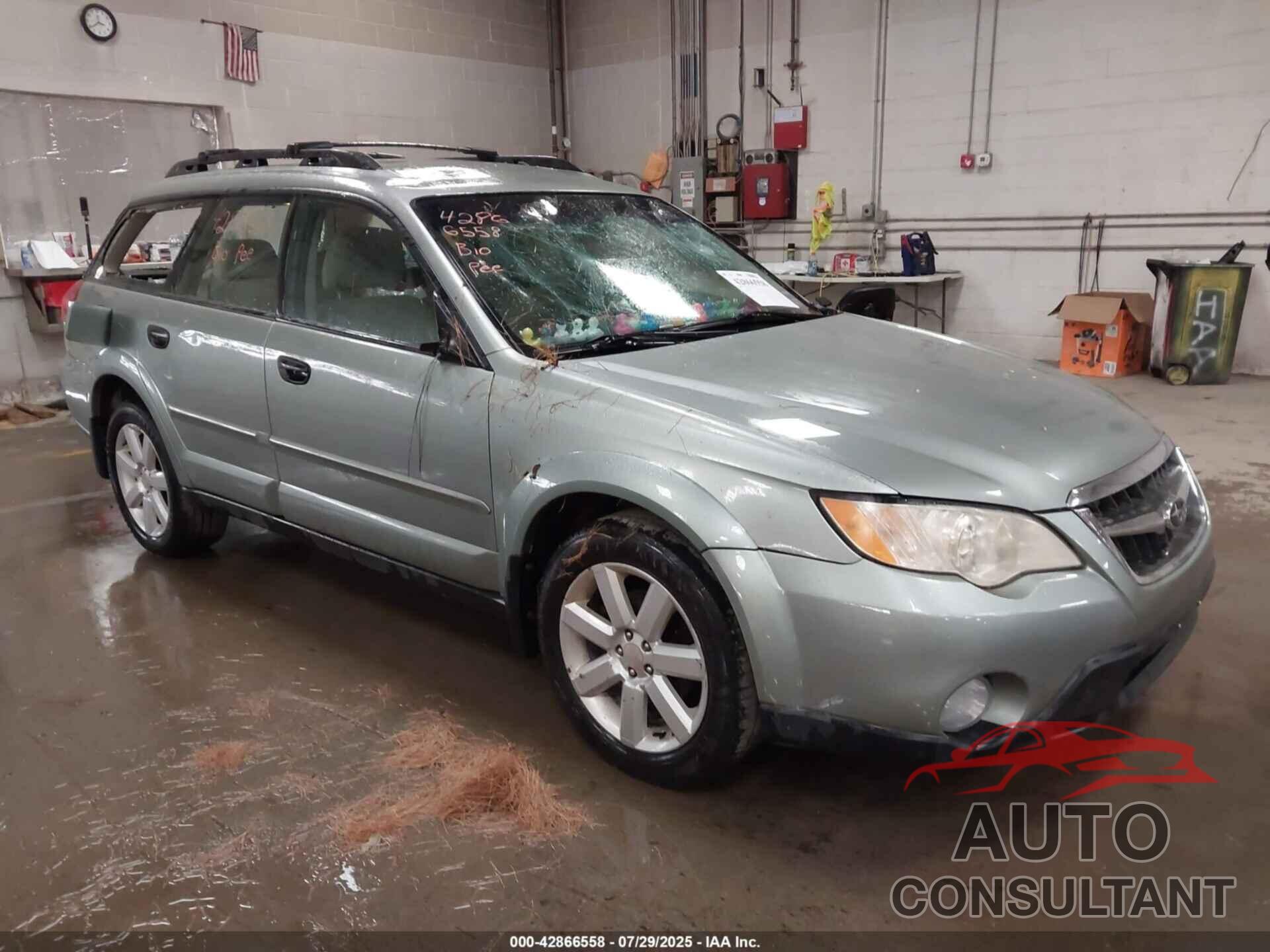 SUBARU OUTBACK 2009 - 4S4BP61CX97317378