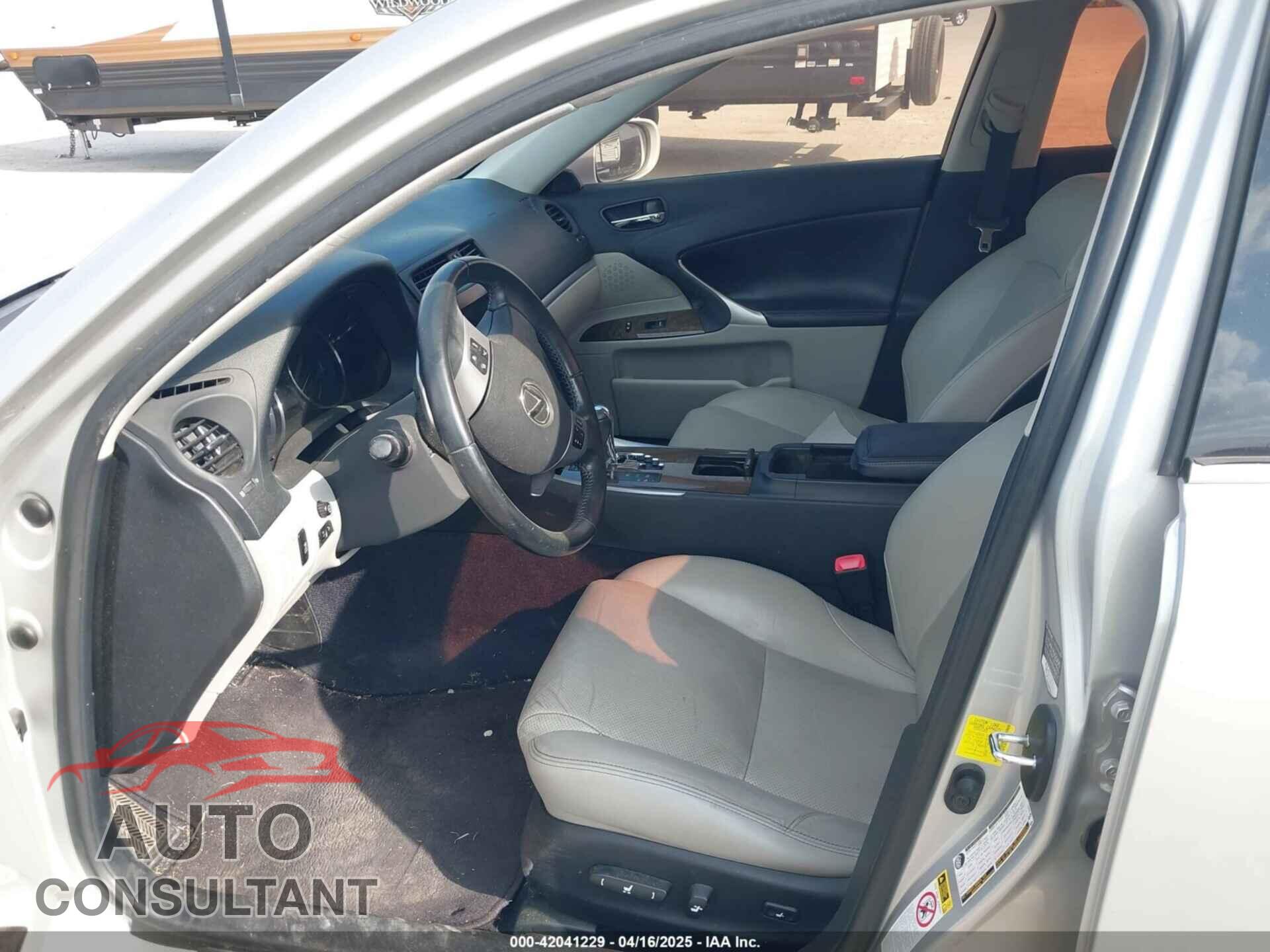 LEXUS IS 250 2013 - JTHBF5C26D5188659