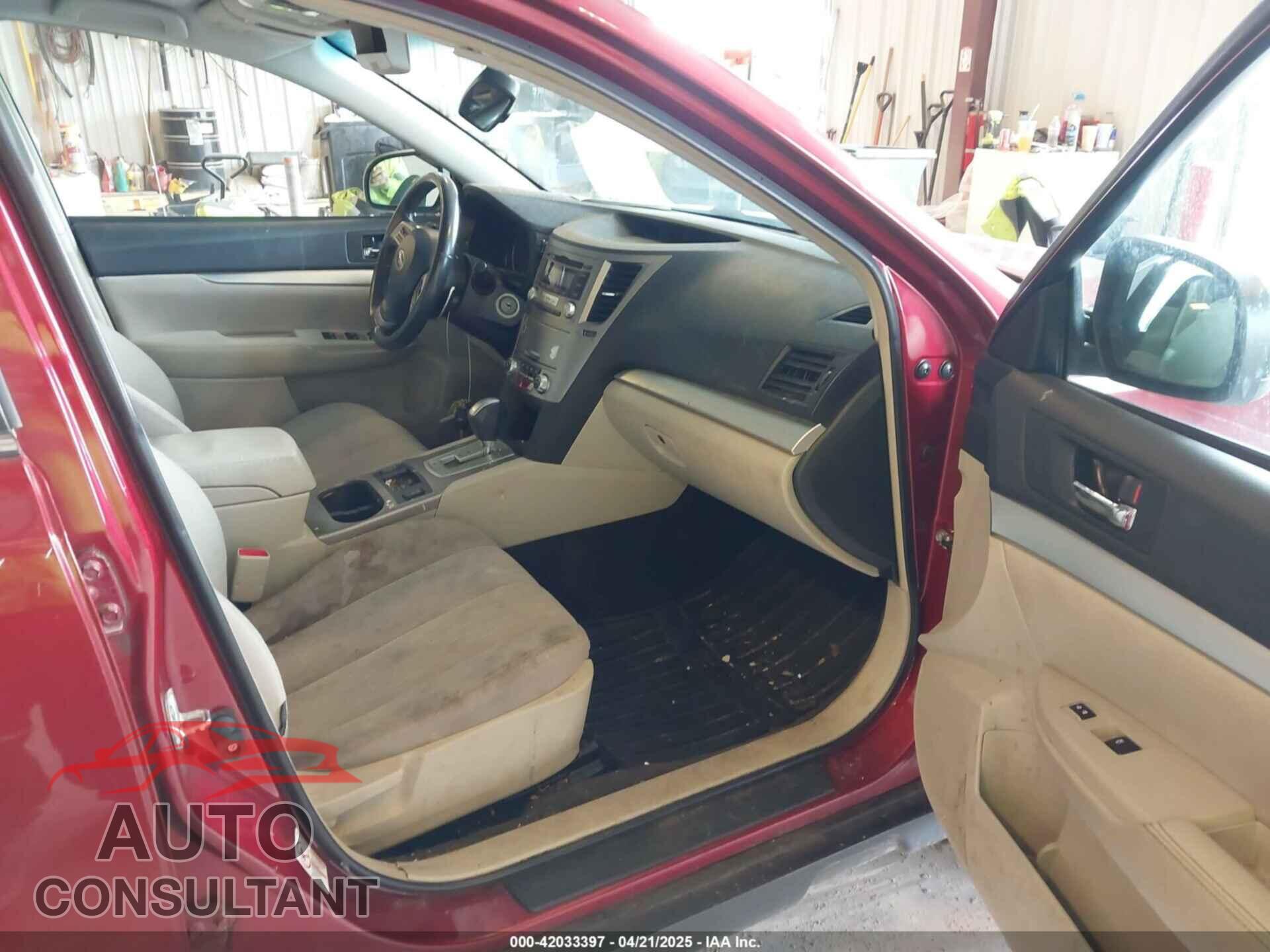SUBARU OUTBACK 2013 - 4S4BRCCC3D3262102