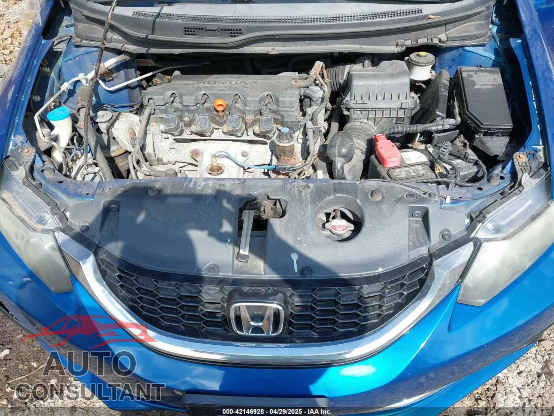 HONDA CIVIC 2013 - 19XFB2F98DE077346