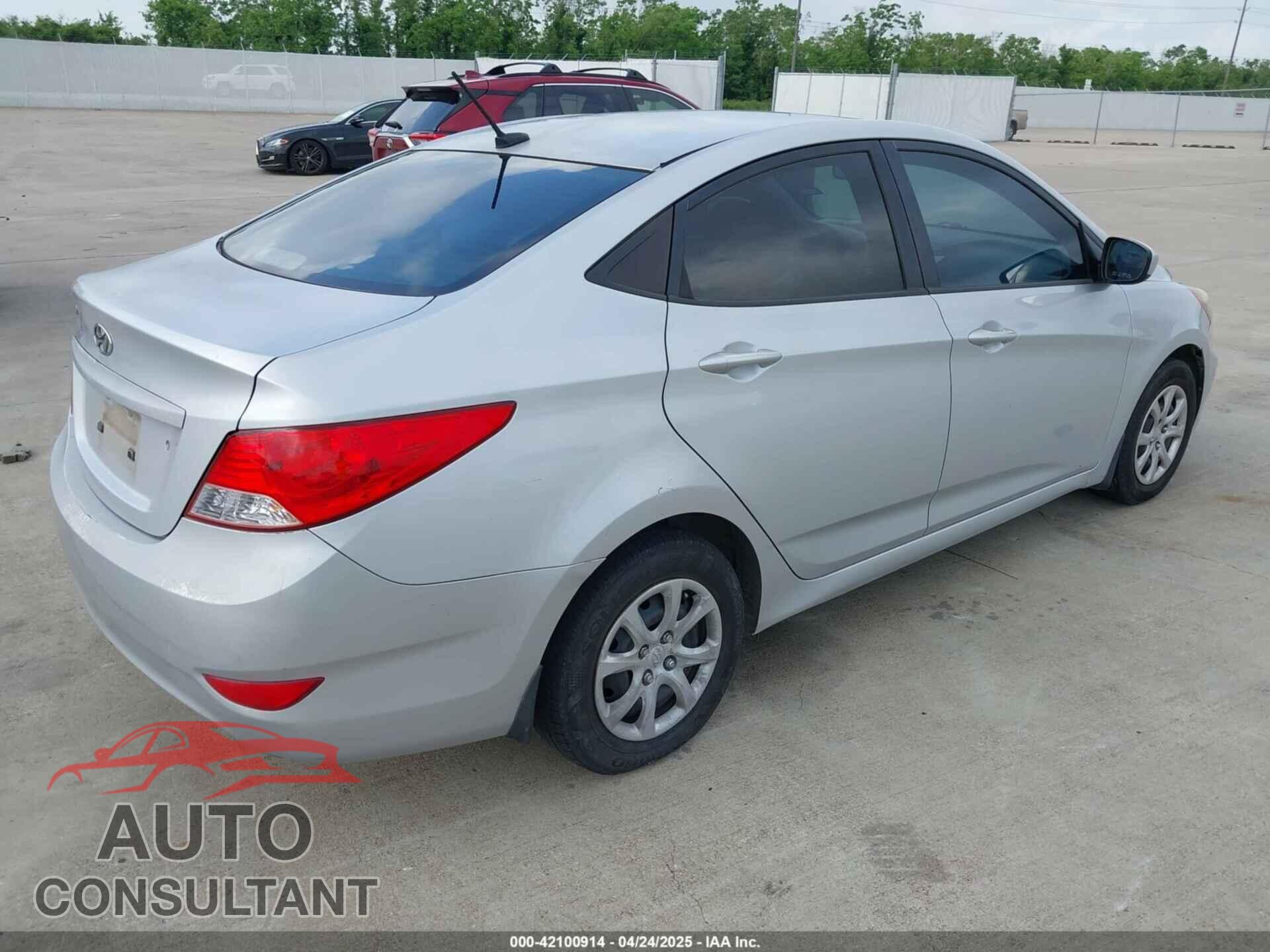HYUNDAI ACCENT 2012 - KMHCT4AE7CU252553