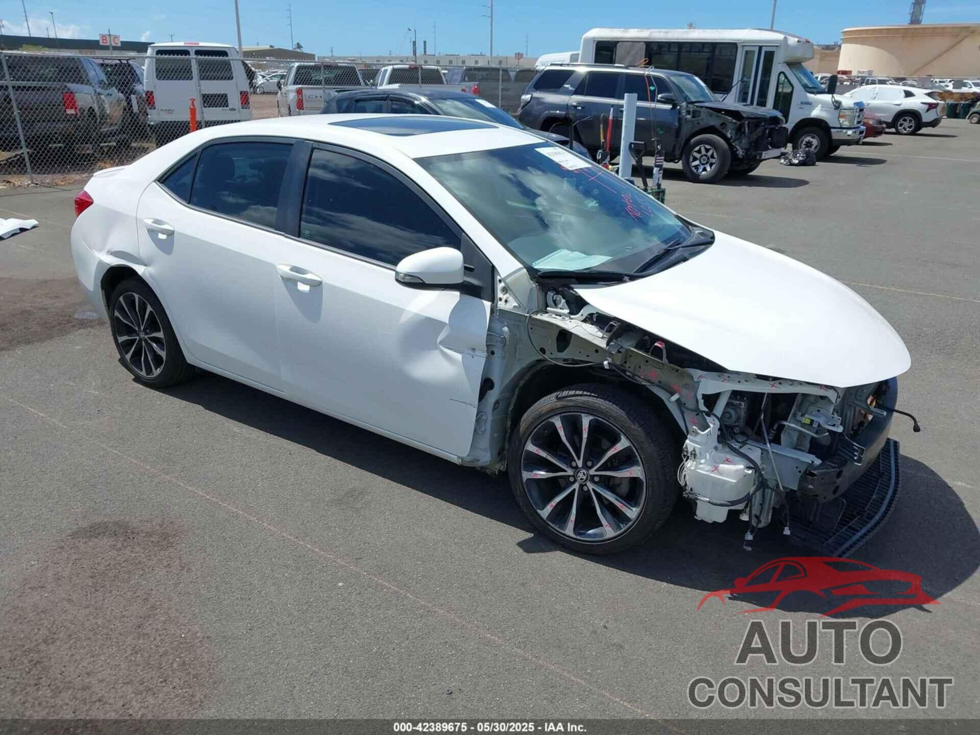 TOYOTA COROLLA 2017 - 5YFBURHE4HP718489